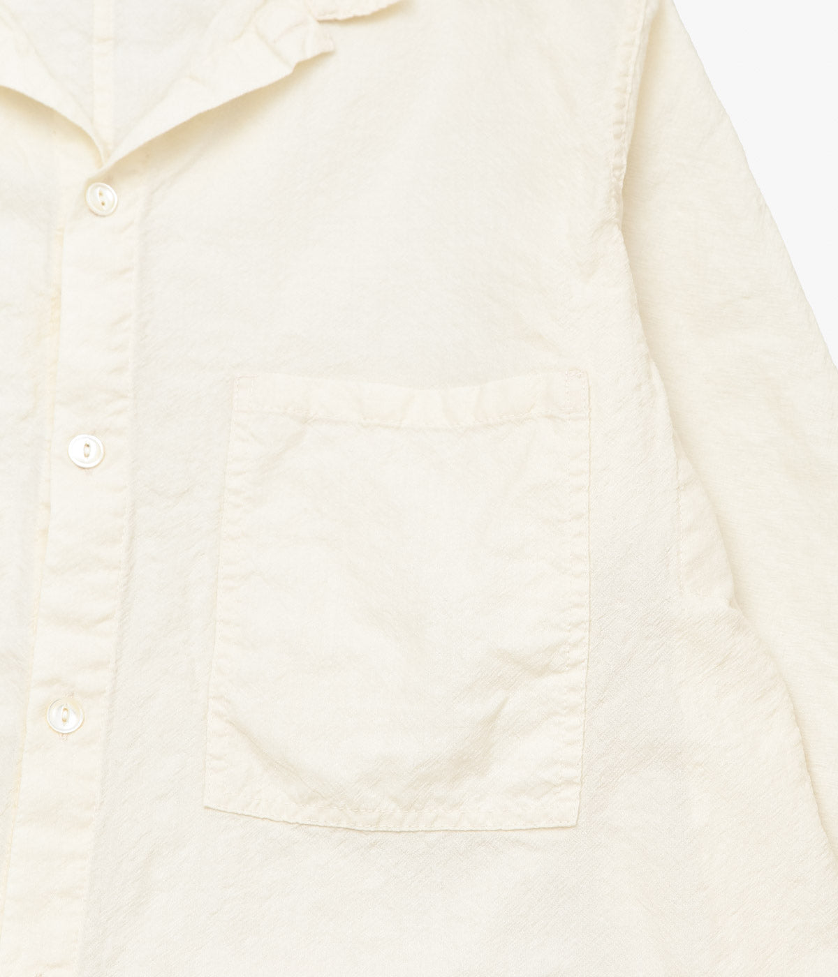 TENDER CO. ''PLASTRON SHIRT'' (RINSED)