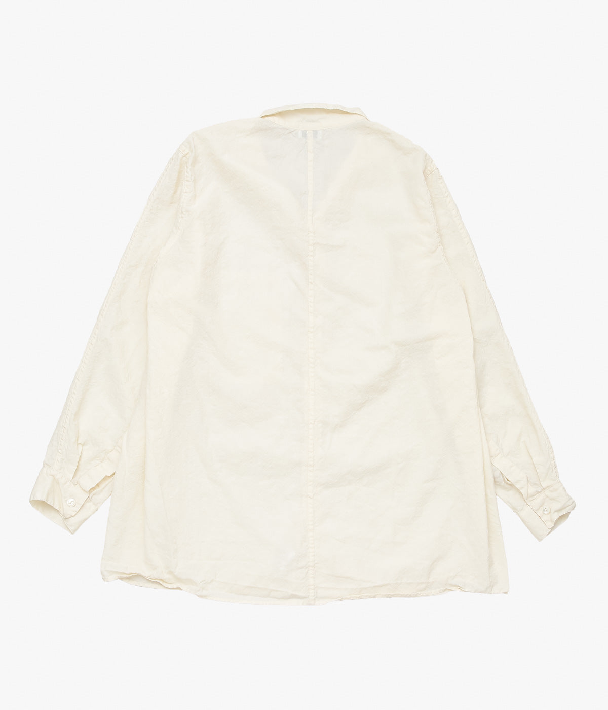 TENDER CO. ''PLASTRON SHIRT'' (RINSED)