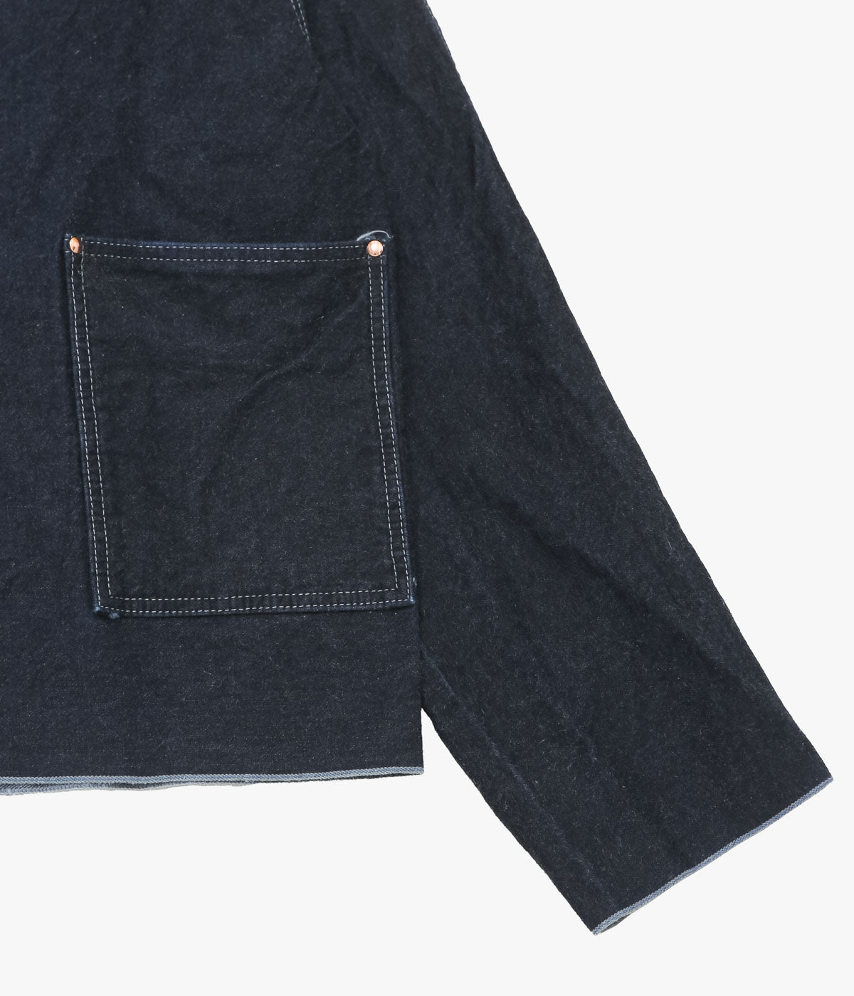 TENDER CO. ''TYPE 904｜CROSS CUT JEANS JACKET'' (GREY LOGWOOD