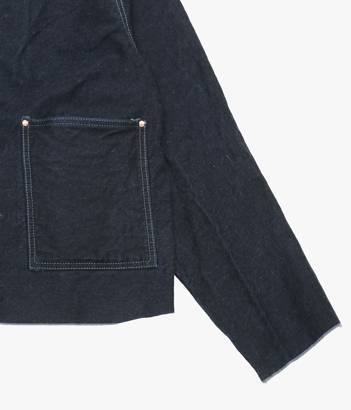 TENDER CO. ''TYPE 904｜CROSS CUT JEANS JACKET'' (GREY LOGWOOD)