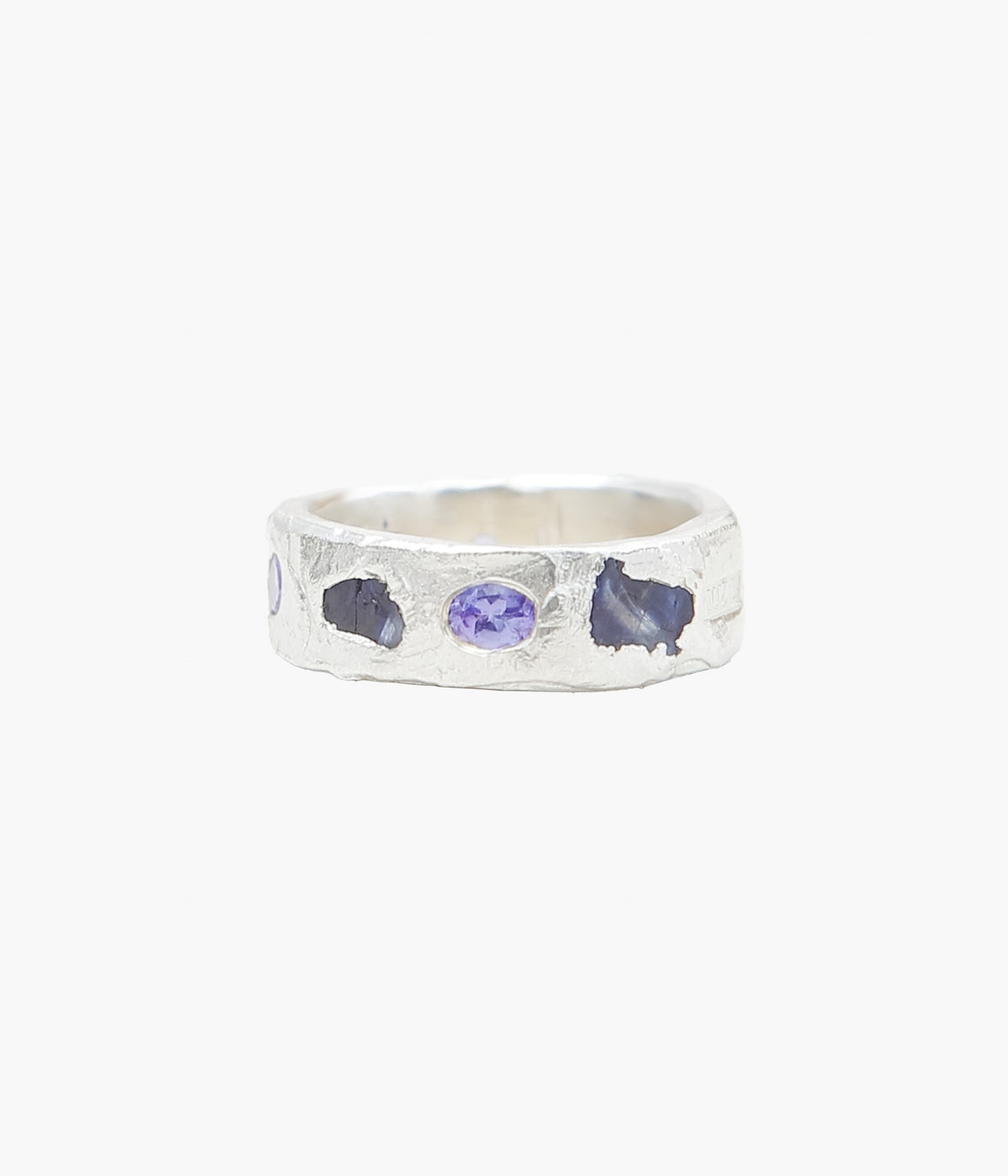 THE OUZE ''SCATTER BAND'' (RAW BLUE AND TANZANITE)