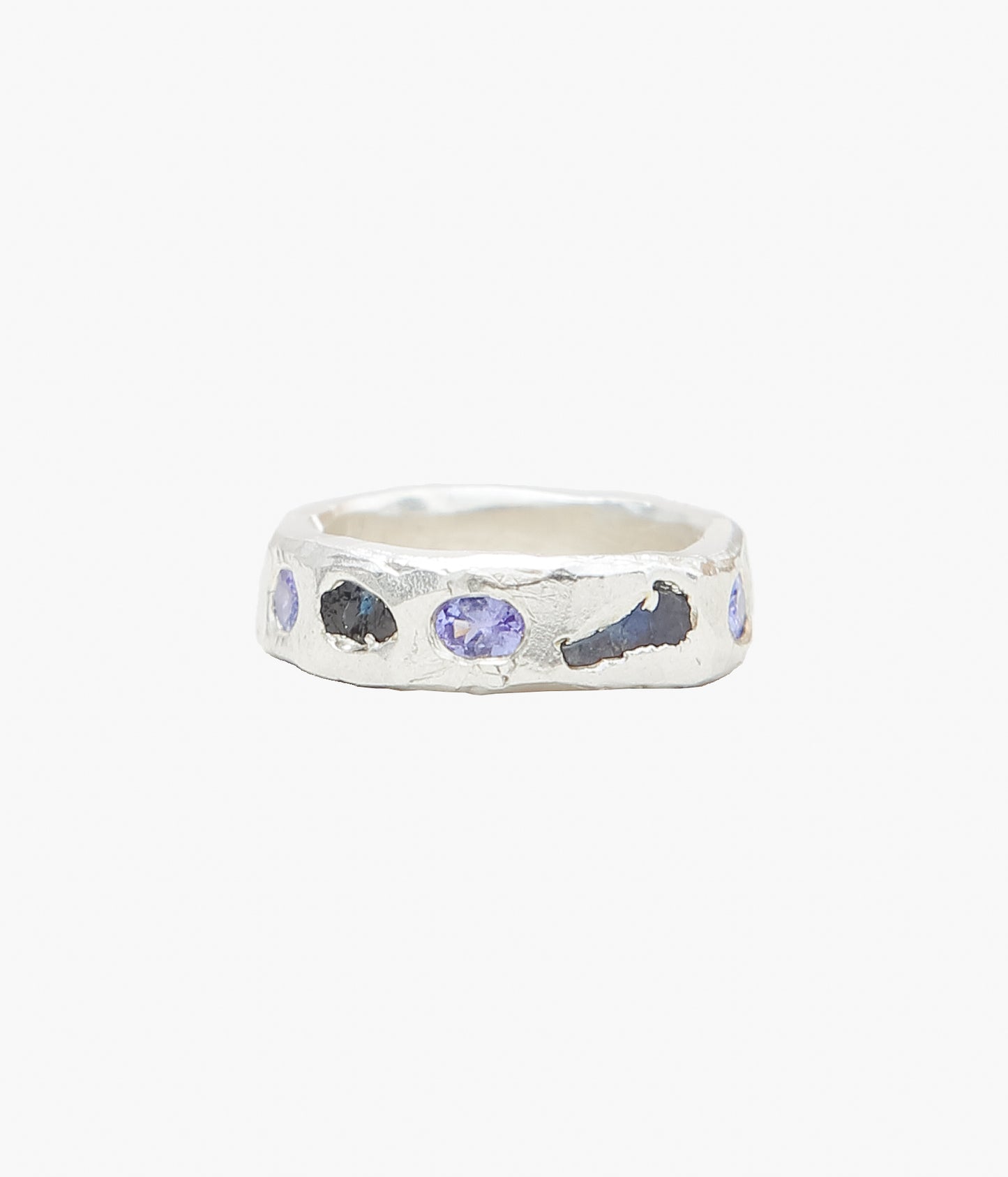 THE OUZE ''SCATTER BAND'' (RAW BLUE AND TANZANITE)