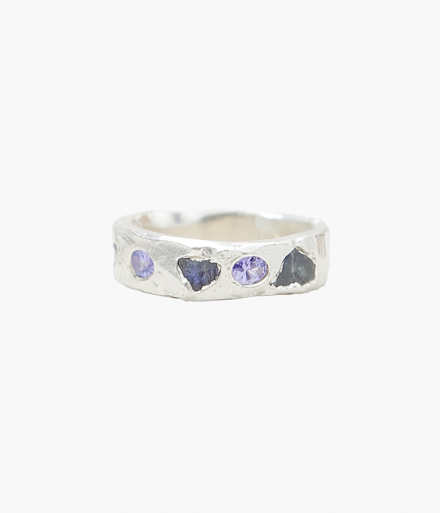 RAW BLUE AND TANZANITE B