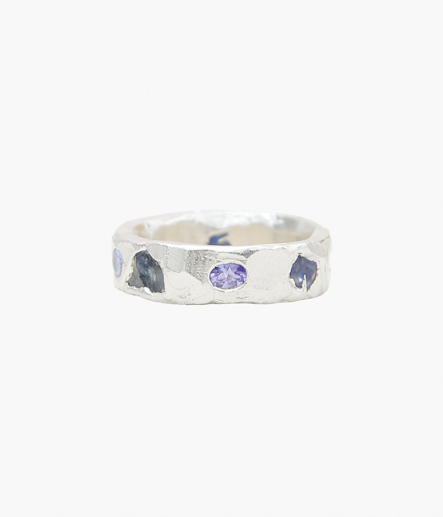 RAW BLUE AND TANZANITE B