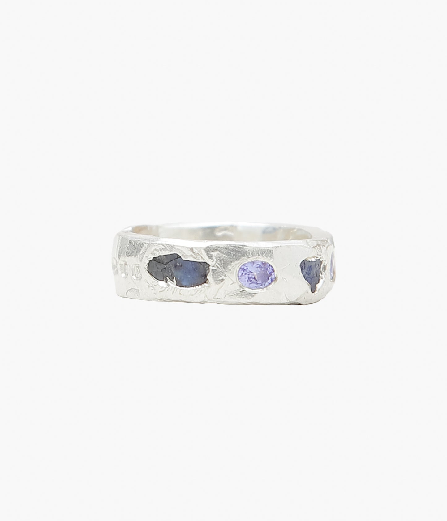 RAW BLUE AND TANZANITE B