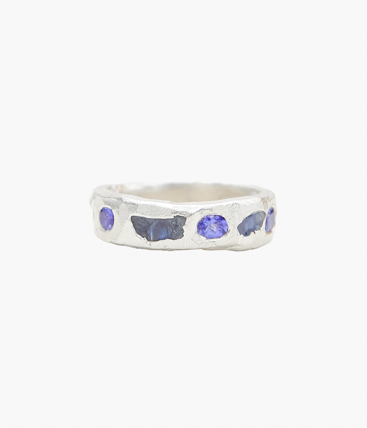 RAW BLUE AND TANZANITE B