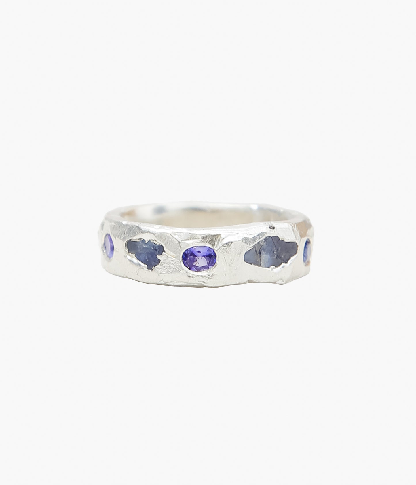 RAW BLUE AND TANZANITE B