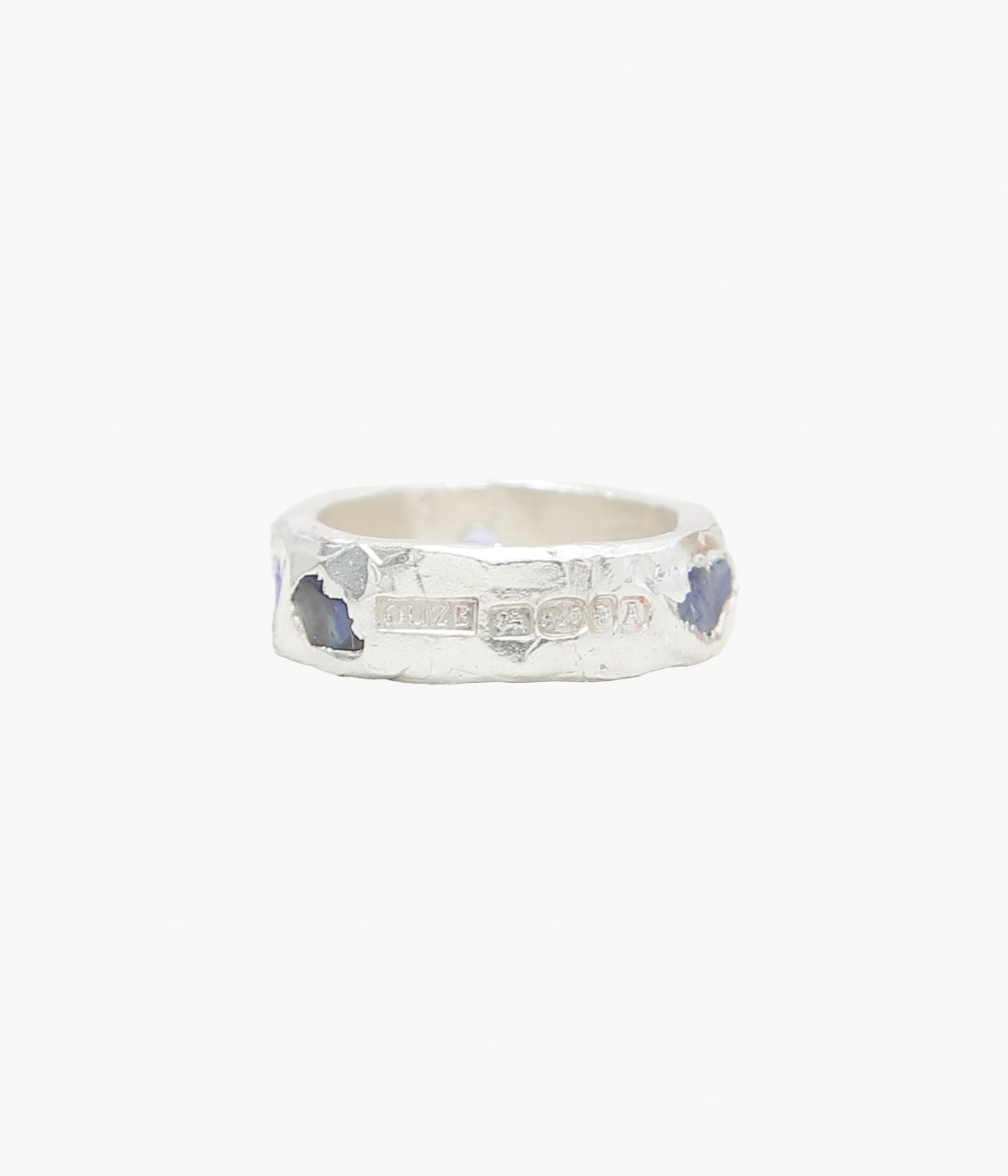 THE OUZE ''SCATTER BAND'' (RAW BLUE AND TANZANITE)