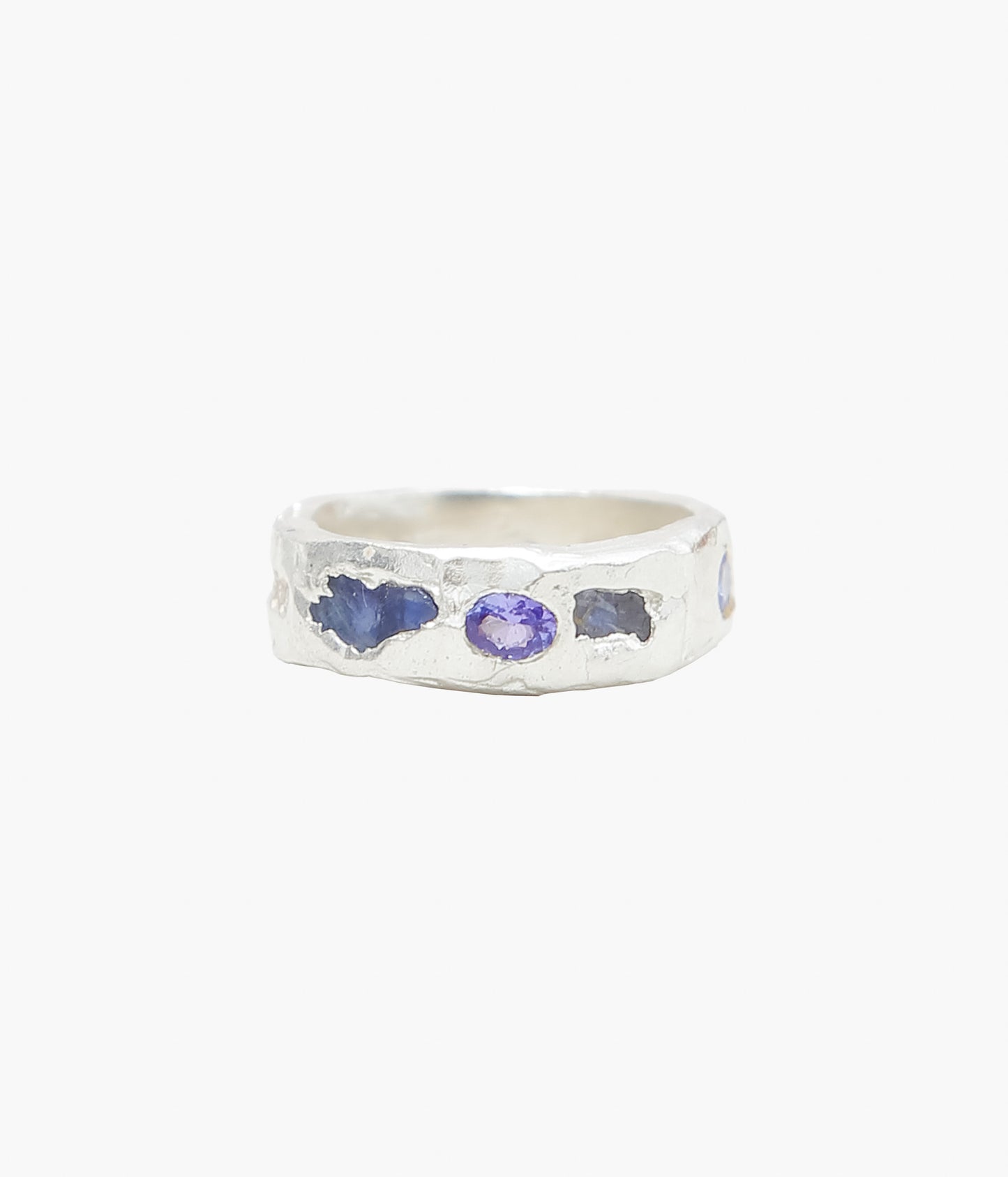 THE OUZE ''SCATTER BAND'' (RAW BLUE AND TANZANITE)