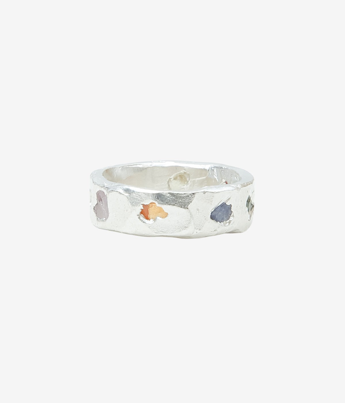 THE OUZE ''MULTI SAPPHIRE SCATTER BAND'' (MULTI SAPPHIRE)