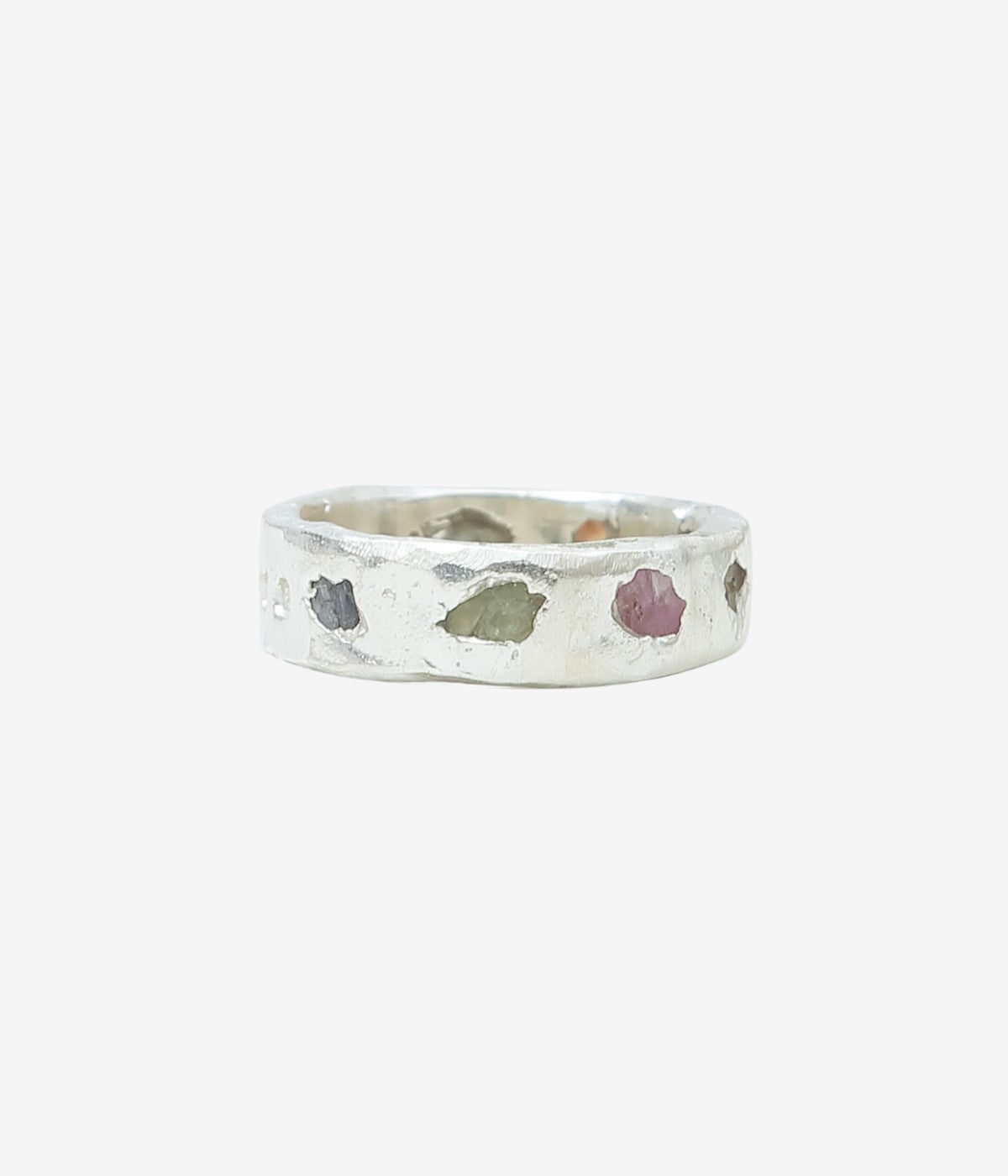 THE OUZE ''MULTI SAPPHIRE SCATTER BAND'' (MULTI SAPPHIRE)
