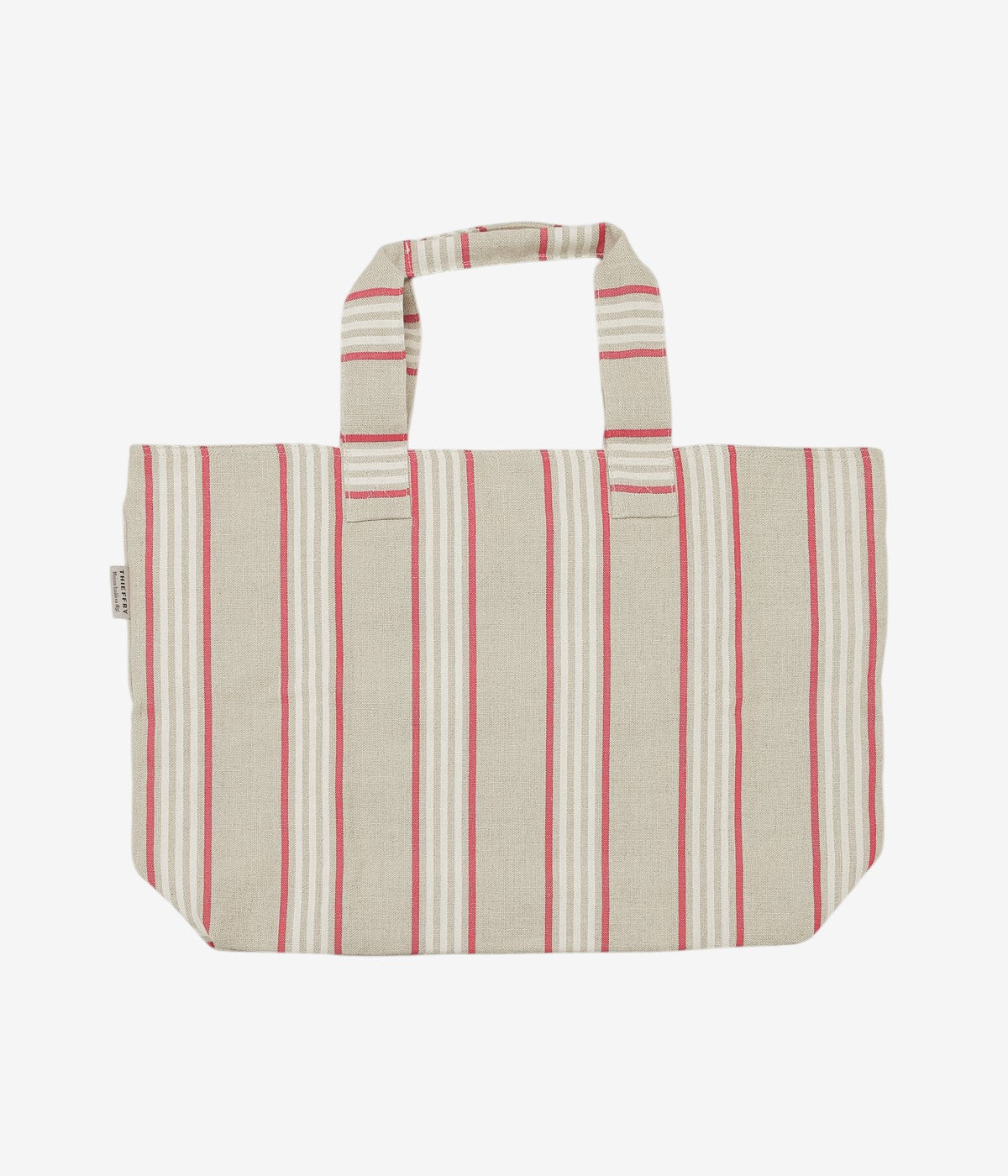 THIEFFRY FRERES ''SHOPPING BAG'' (RAYURES ROUGE)