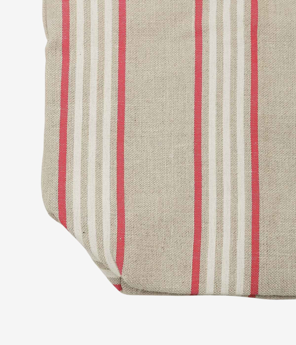 THIEFFRY FRERES ''SHOPPING BAG'' (RAYURES ROUGE)