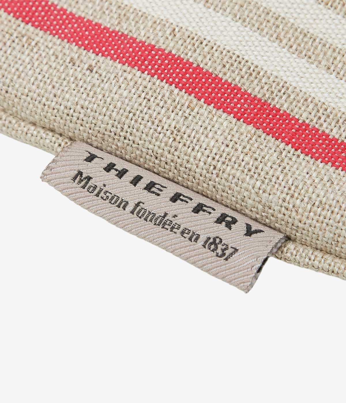 THIEFFRY FRERES ''SHOPPING BAG'' (RAYURES ROUGE)