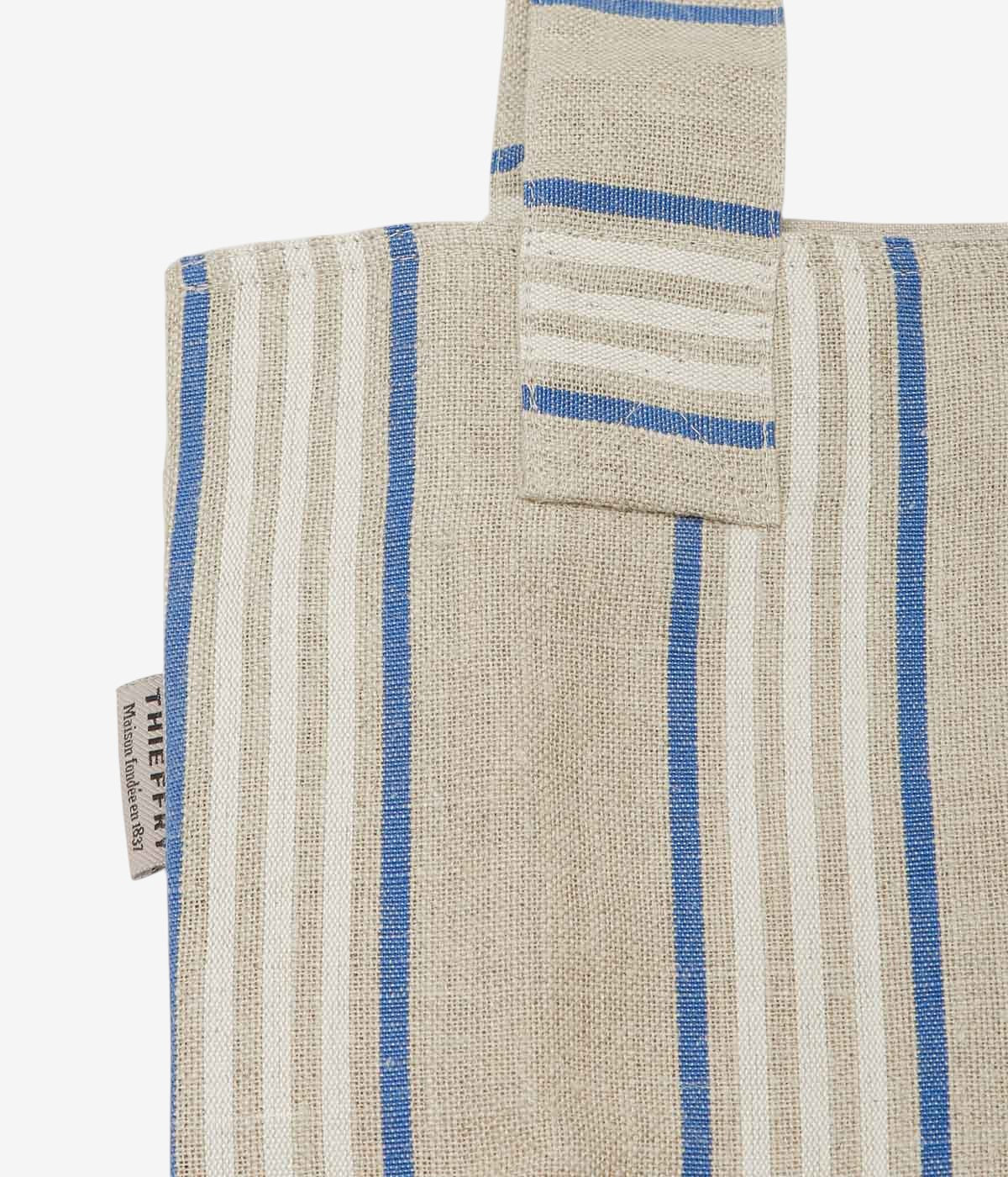 THIEFFRY FRERES ''TOTE BAG'' (RAYURES BLUE)