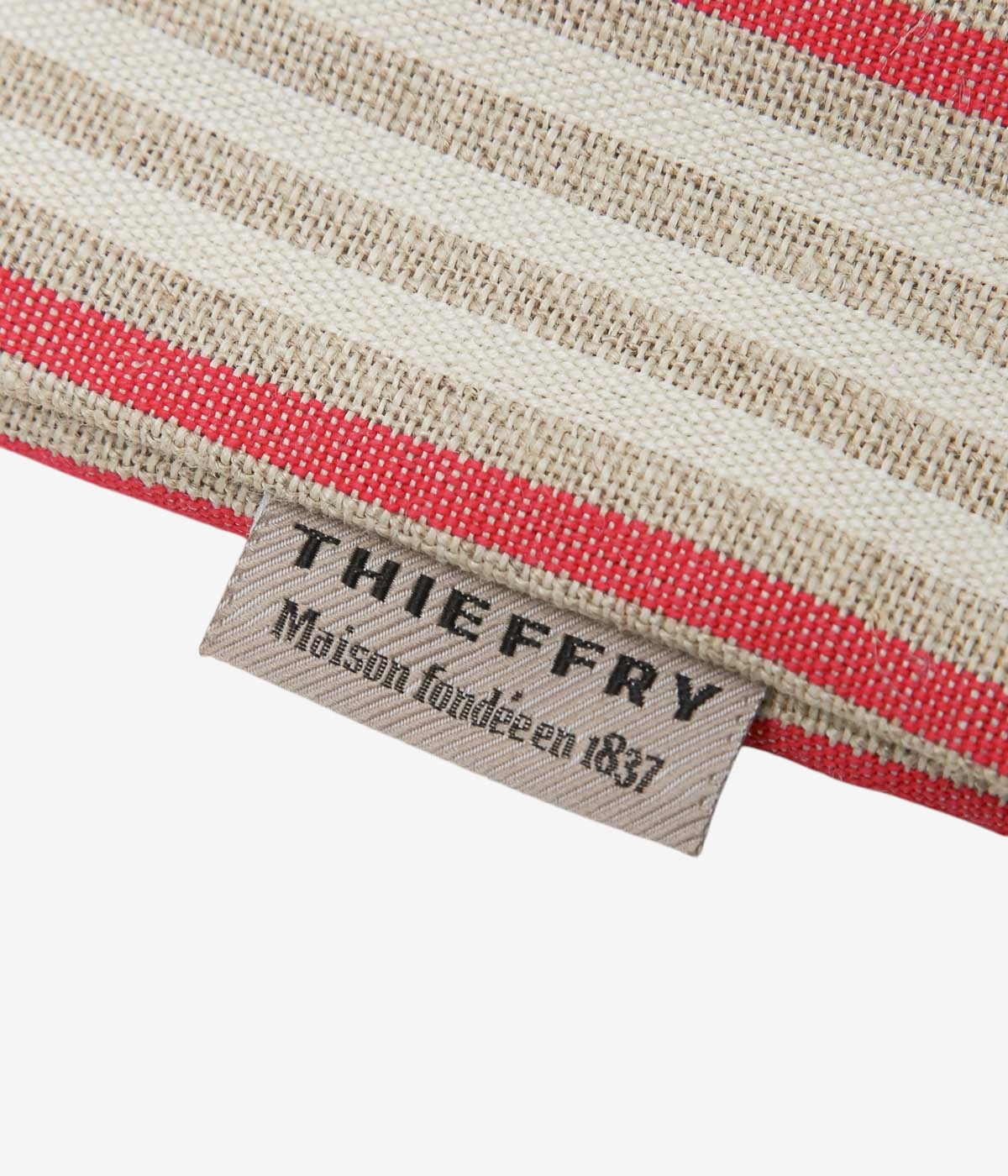 THIEFFRY FRERES ''TOTE BAG'' (RAYURES ROUGE)