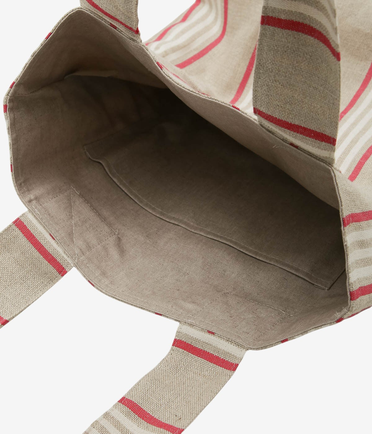 THIEFFRY FRERES ''TOTE BAG'' (RAYURES ROUGE)
