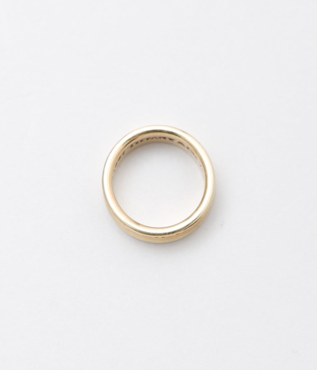 【VINTAGE JEWELRY】TIFFANY ''1837 YELLOWGOLD RING'' (GOLD)