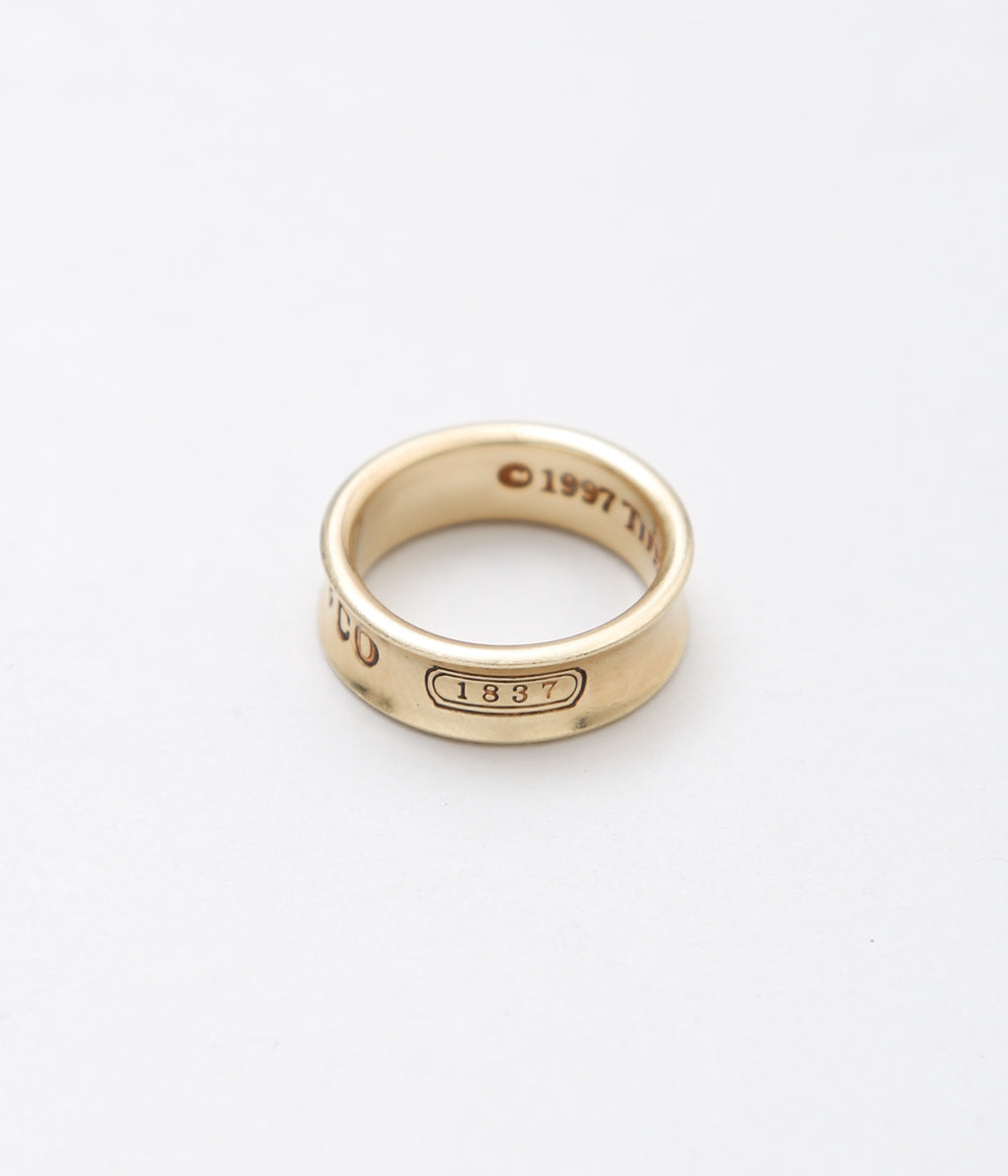 【VINTAGE JEWELRY】TIFFANY ''1837 YELLOWGOLD RING'' (GOLD)