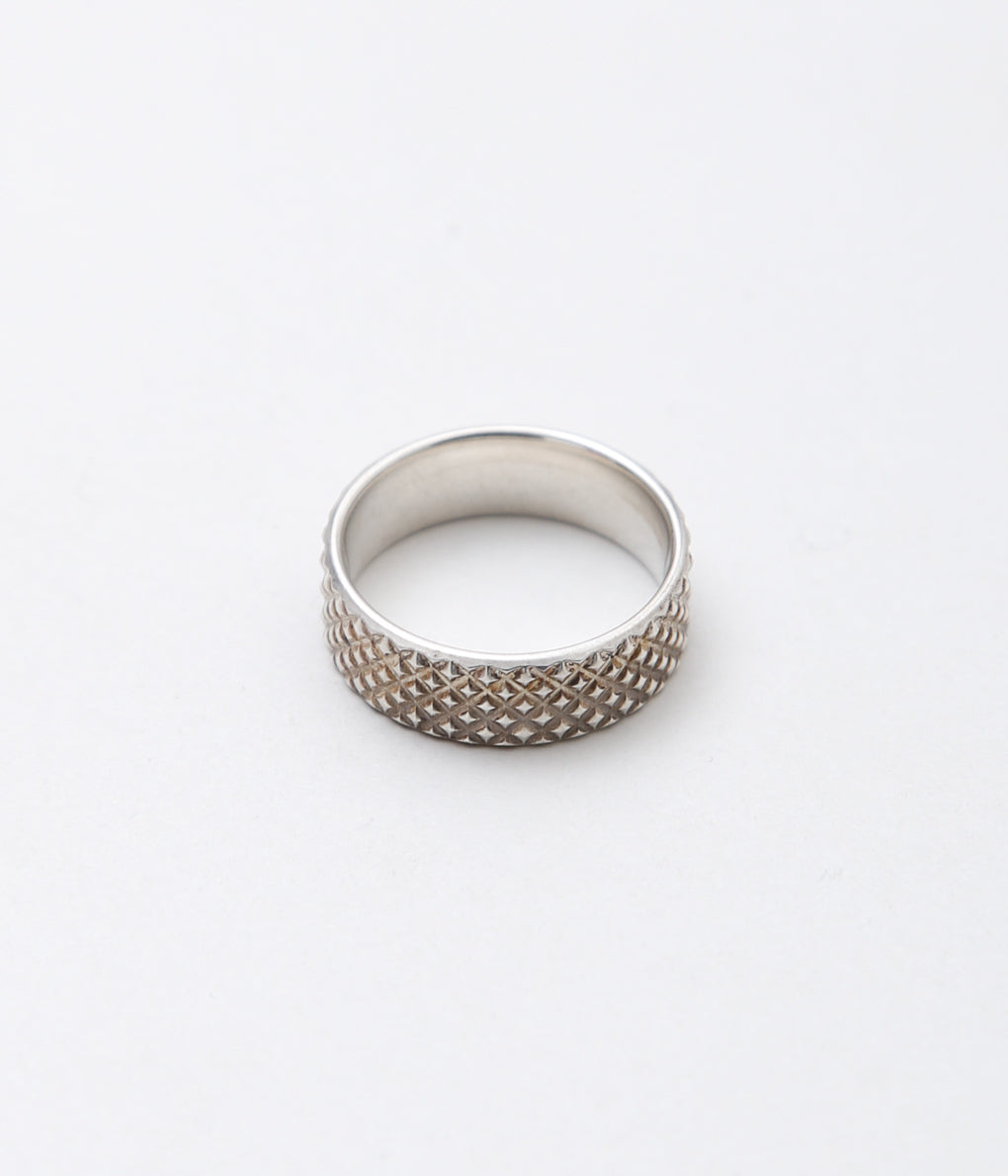 【VINTAGE JEWELRY】TIFFANY ''DIAMOND CUT RING'' (SILVER)