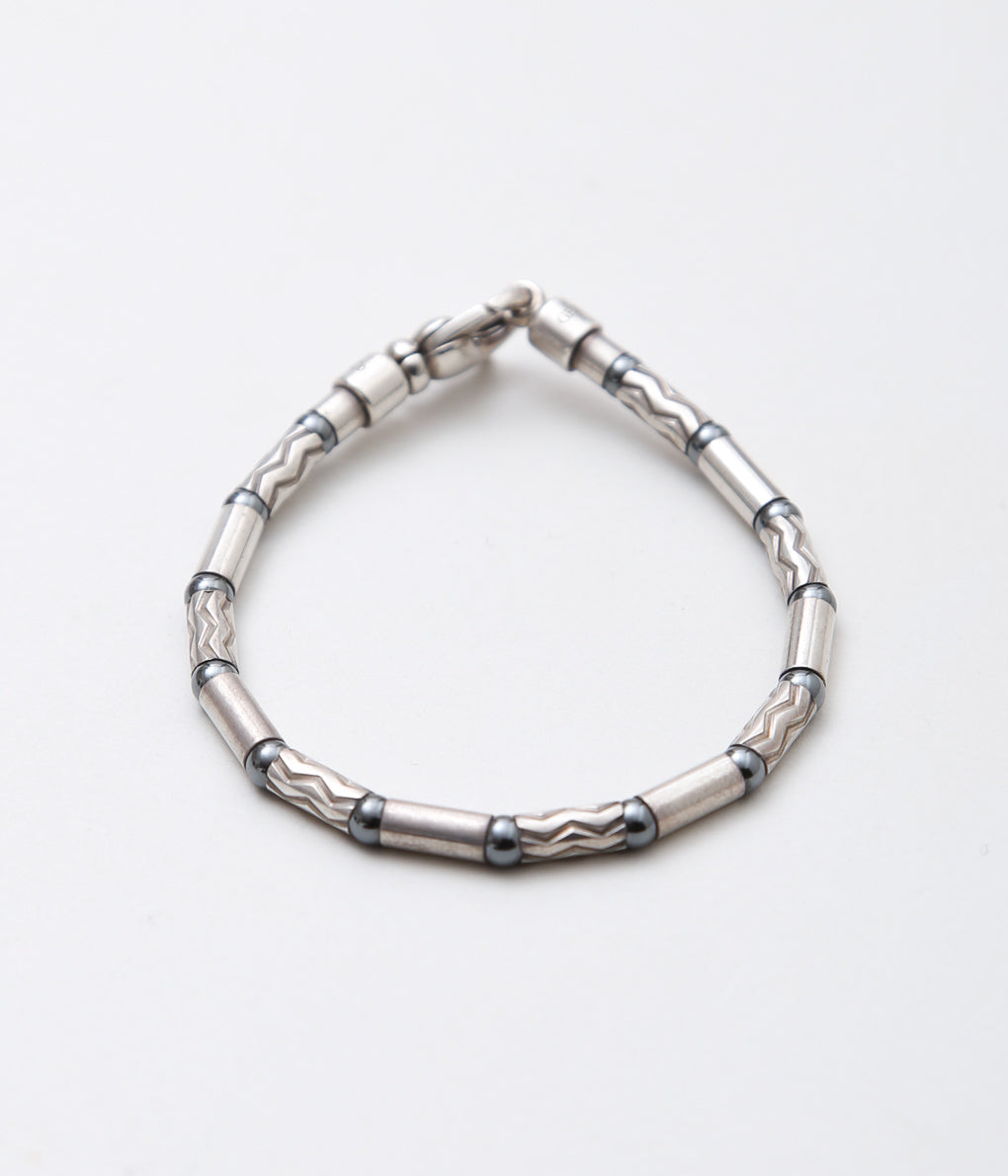 【VINTAGE JEWELRY】TIFFANY ''HEMATITE BRACELET'' (SILVER)