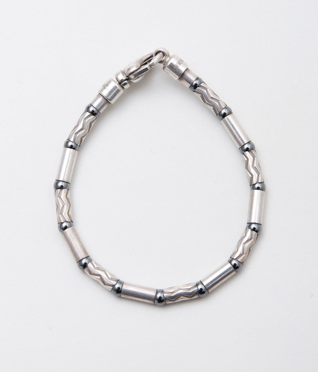 【VINTAGE JEWELRY】TIFFANY ''HEMATITE BRACELET'' (SILVER)