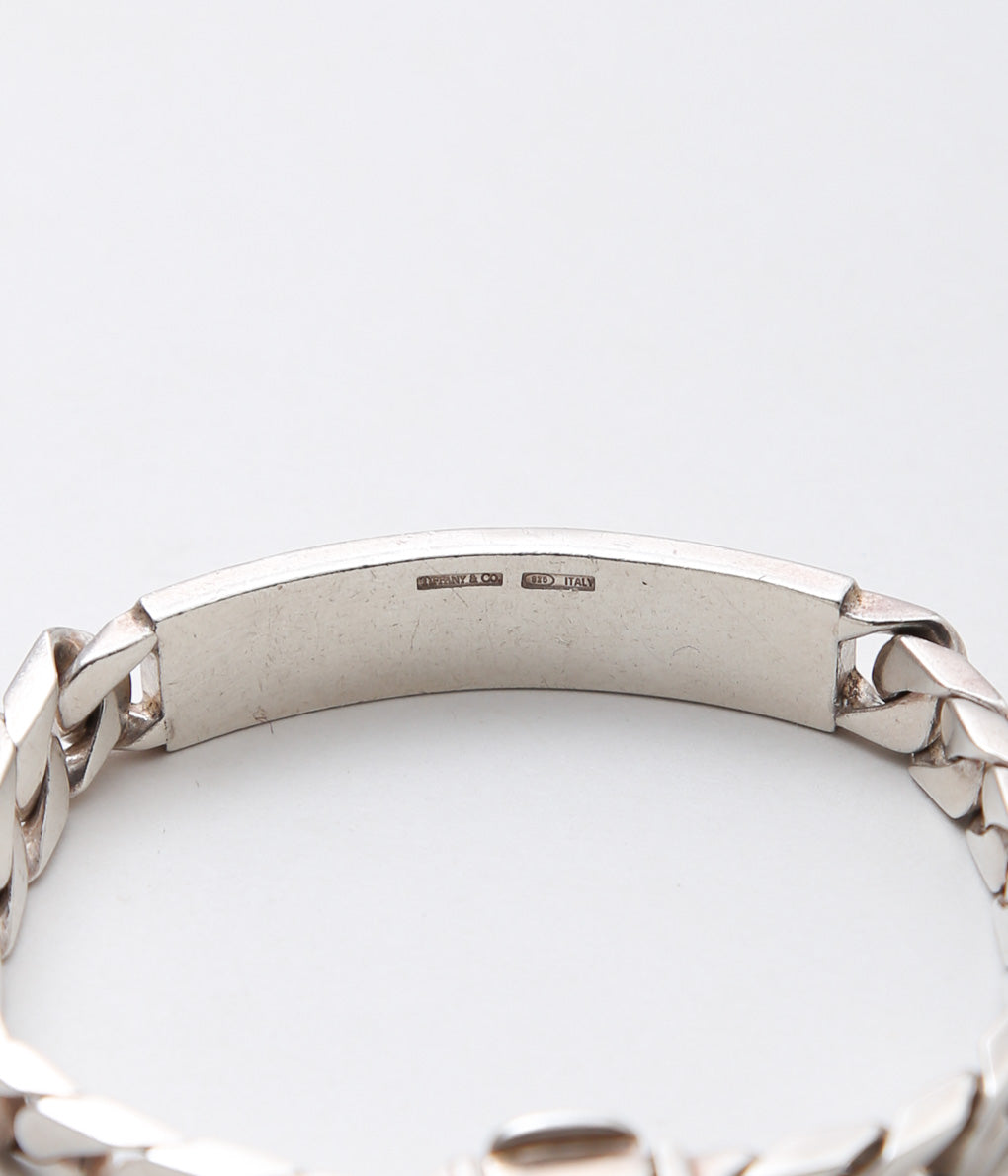 【VINTAGE JEWELRY】TIFFANY ''ID BRACELET'' (SILVER)