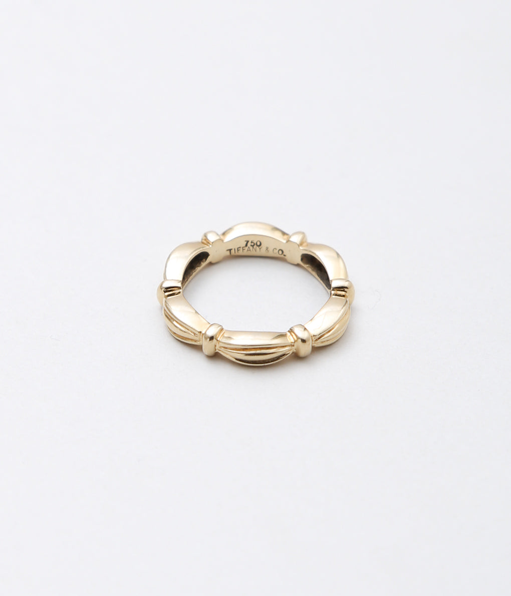 【VINTAGE JEWELRY】TIFFANY ''SIGNATURE YELLOWGOLD RING'' (GOLD)