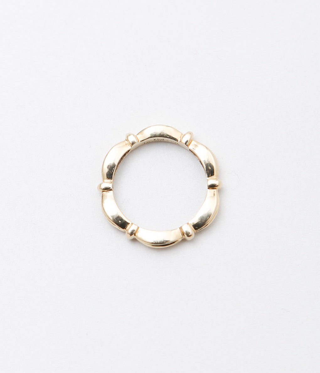 【VINTAGE JEWELRY】TIFFANY ''SIGNATURE YELLOWGOLD RING'' (GOLD)