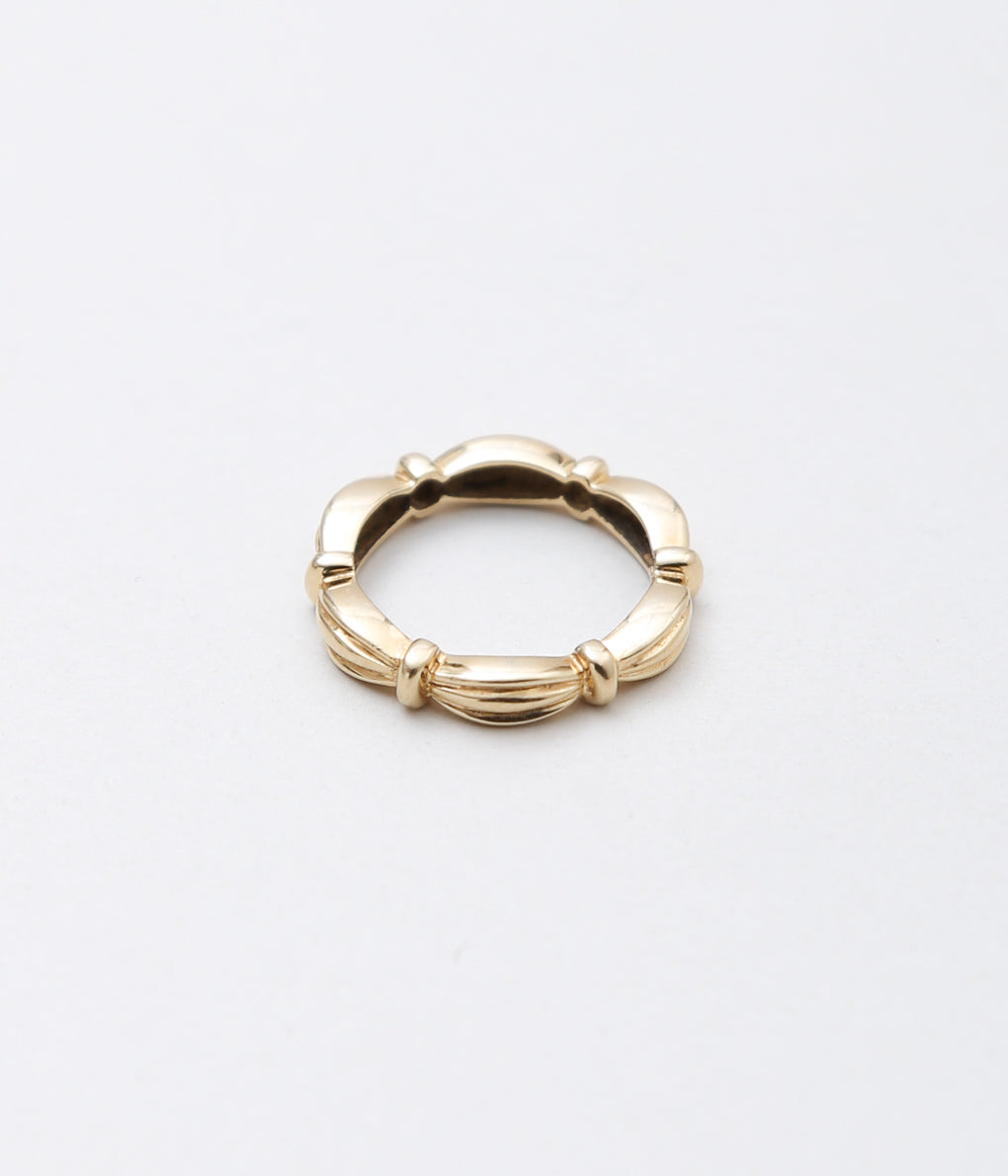 【VINTAGE JEWELRY】TIFFANY ''SIGNATURE YELLOWGOLD RING'' (GOLD)