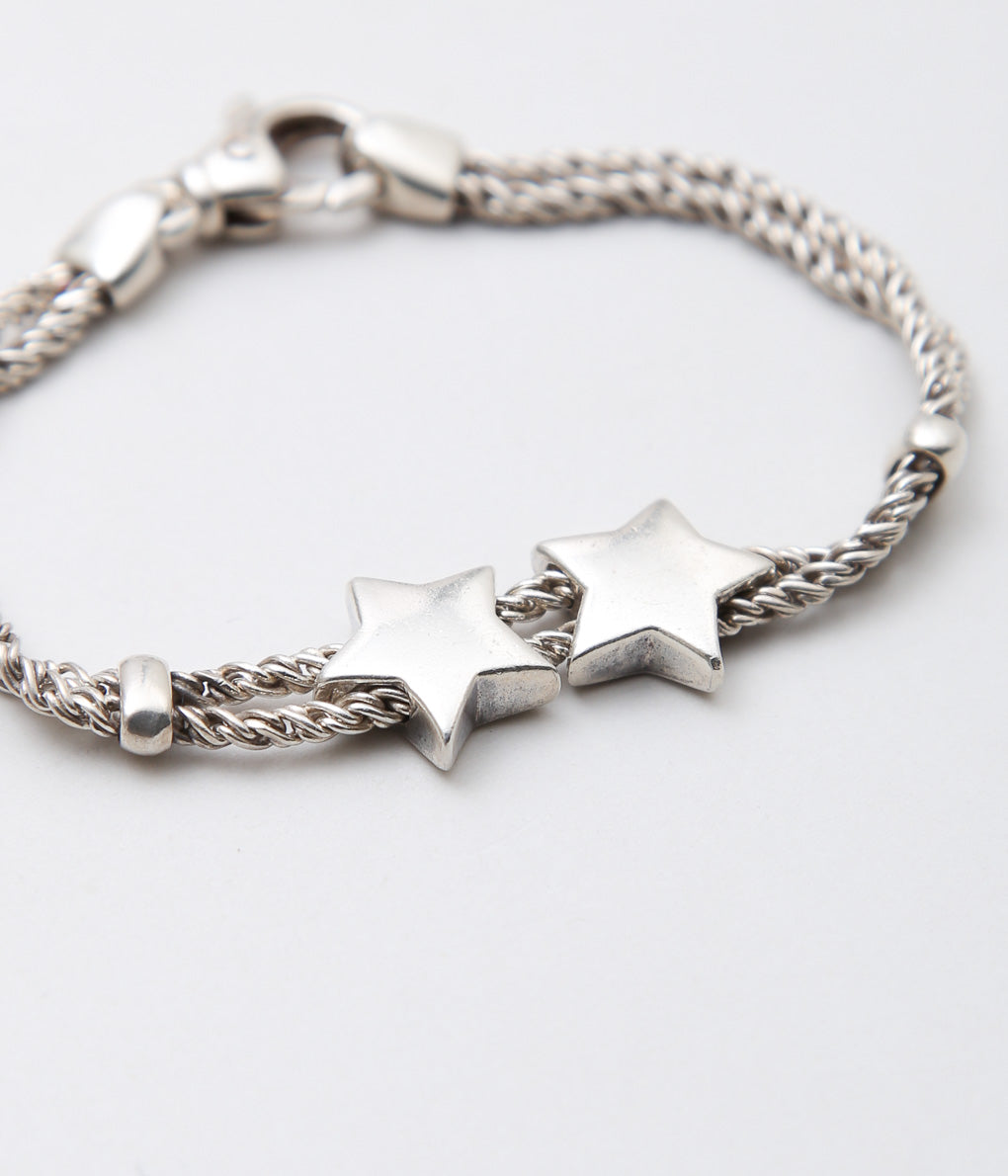 【VINTAGE JEWELRY】TIFFANY ''STAR BRACELET'' (SILVER)