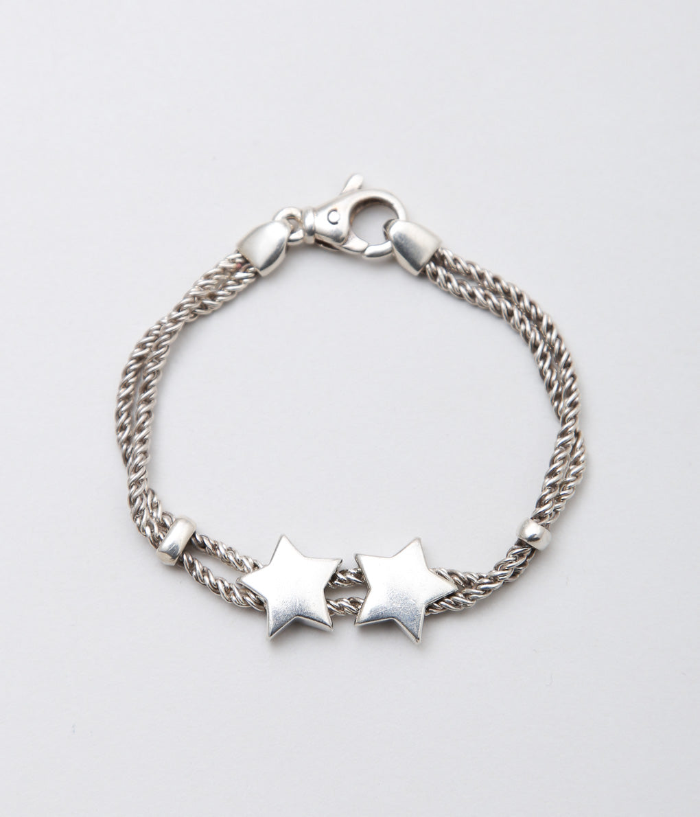 【VINTAGE JEWELRY】TIFFANY ''STAR BRACELET'' (SILVER)