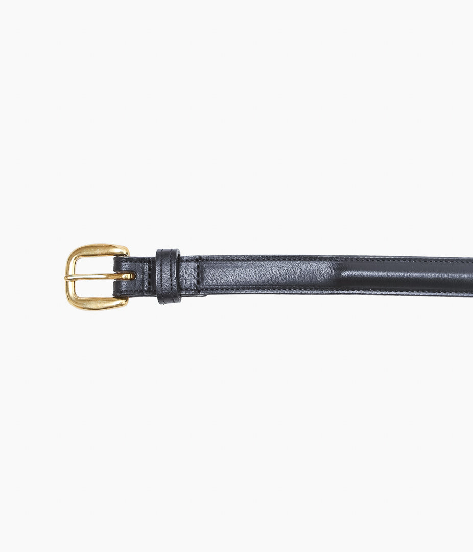 鎌*府様 TORY LEATHER 2347 BELT (BLACK/BRASS TORY LEATHER ''2123 3/4 RAISED BELT ''(BLACK / BRASS) – THE
