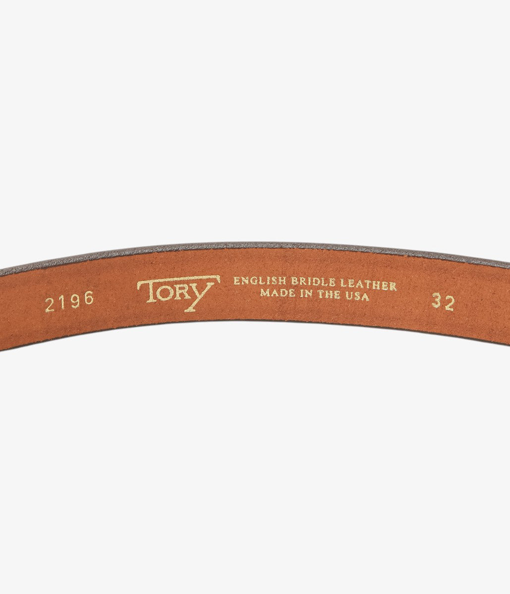 TORY LEATHER ''2196 BIT BELT'' (OAKBARK/BRASS)