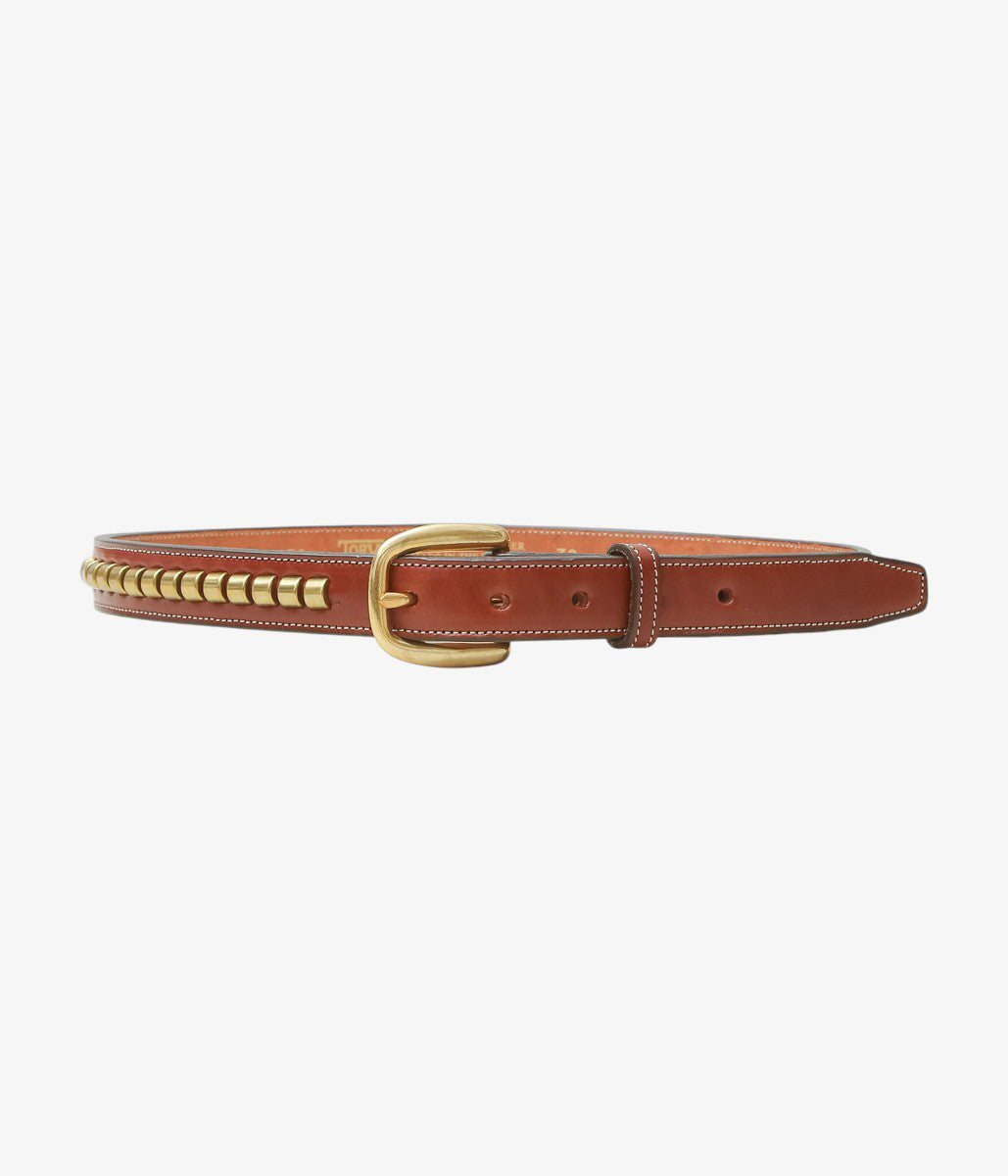 TORY LEATHER ''2378 CLINCHER BELT'' (OAKBARK)