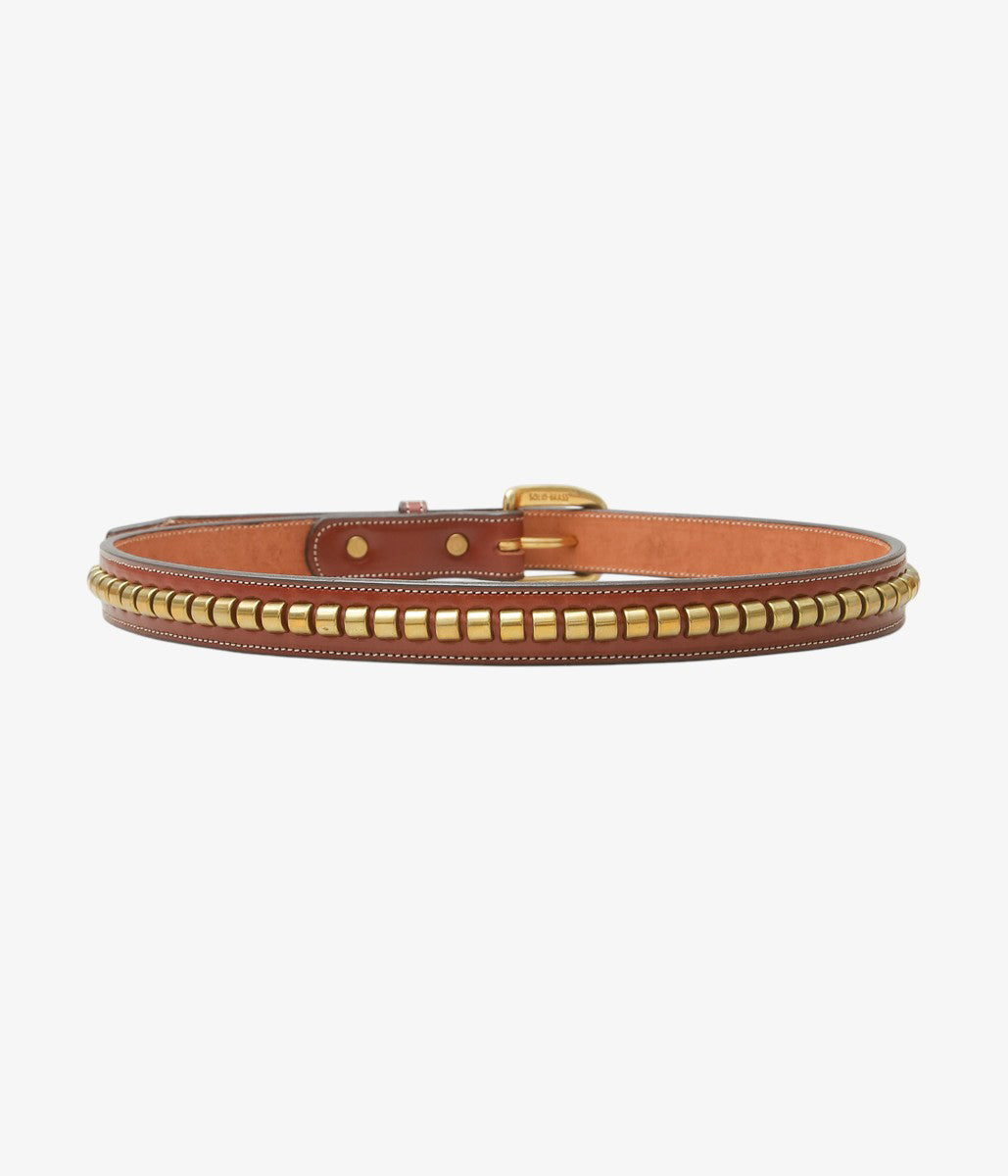 TORY LEATHER ''2378 CLINCHER BELT'' (OAKBARK)