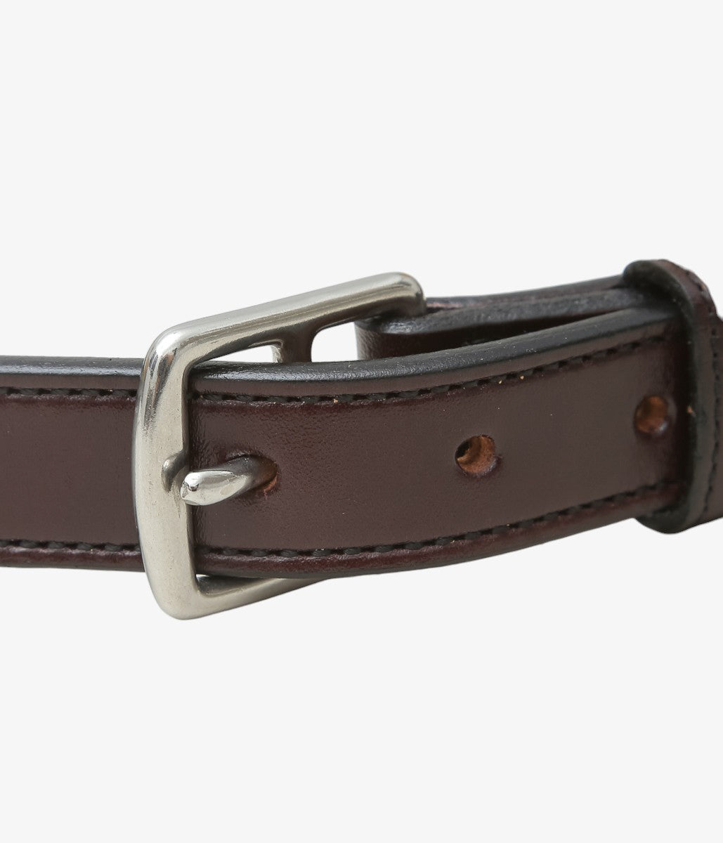 TORY LEATHER ''3125 STIRRUP LEATHER BUCKLE BELT'' (HAVANA)