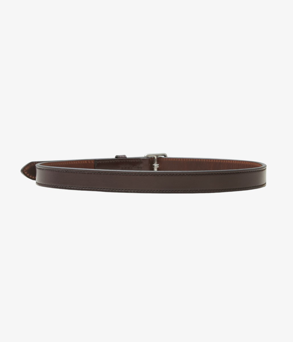 TORY LEATHER ''3125 STIRRUP LEATHER BUCKLE BELT'' (HAVANA)