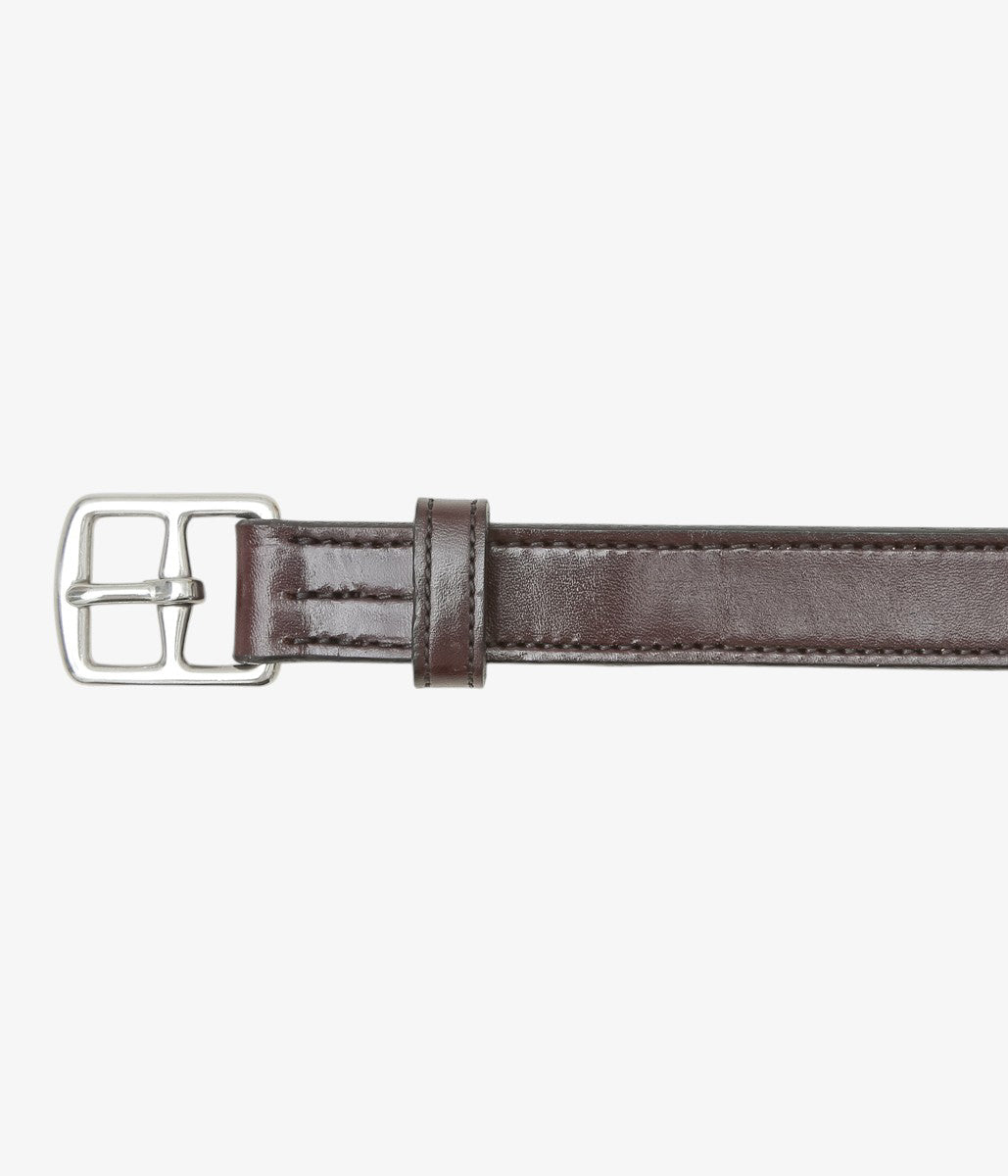 TORY LEATHER ''3125 STIRRUP LEATHER BUCKLE BELT'' (HAVANA)