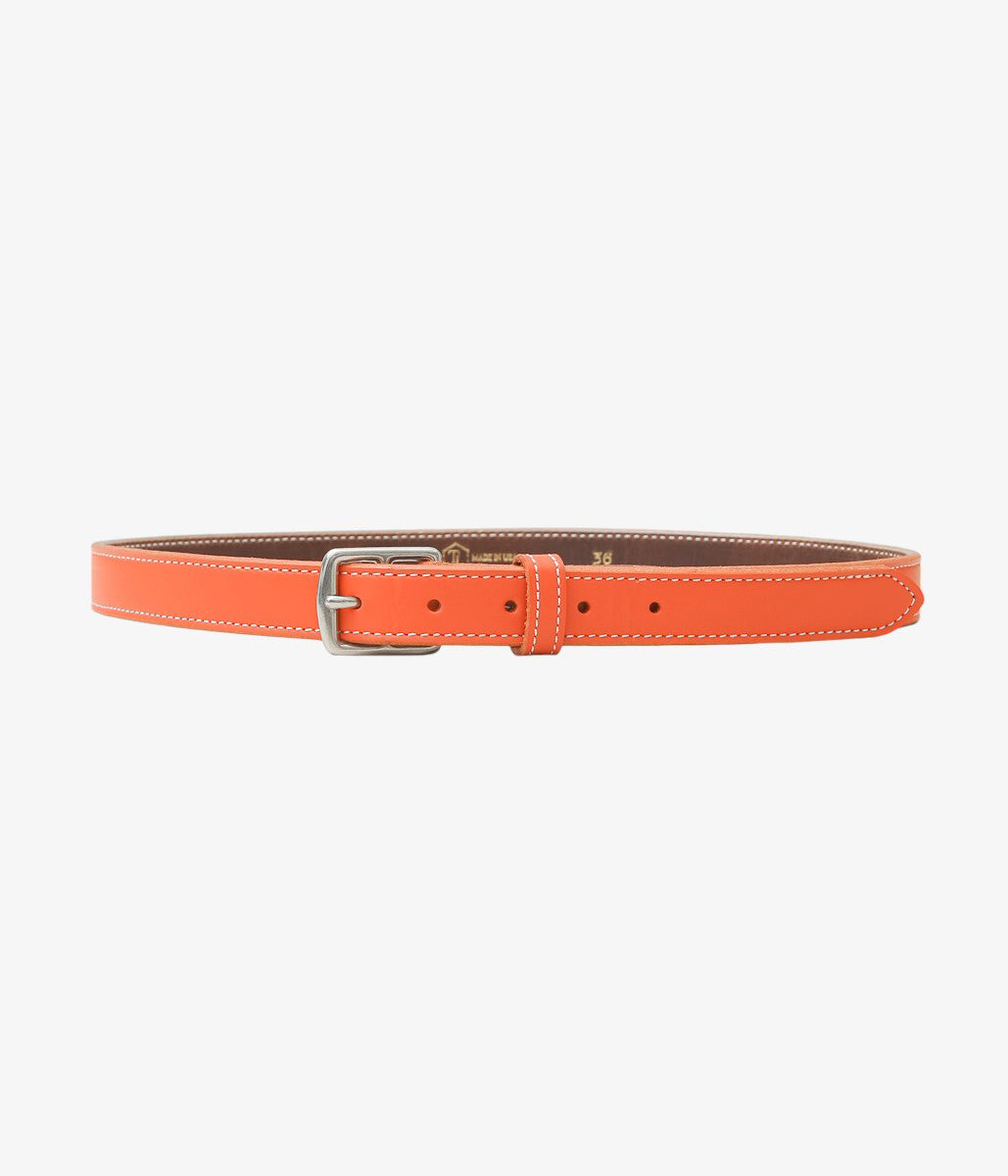 TORY LEATHER ''3127 STIRRUP LEATHER BUCKLE BELT'' (ORANGE)