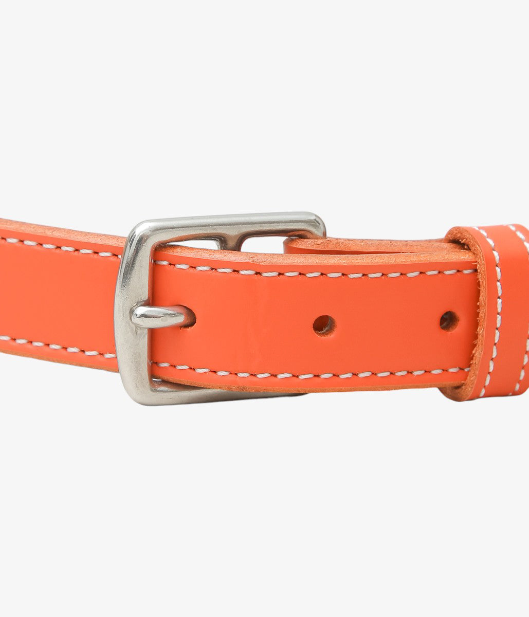 TORY LEATHER ''3127 STIRRUP LEATHER BUCKLE BELT'' (ORANGE)