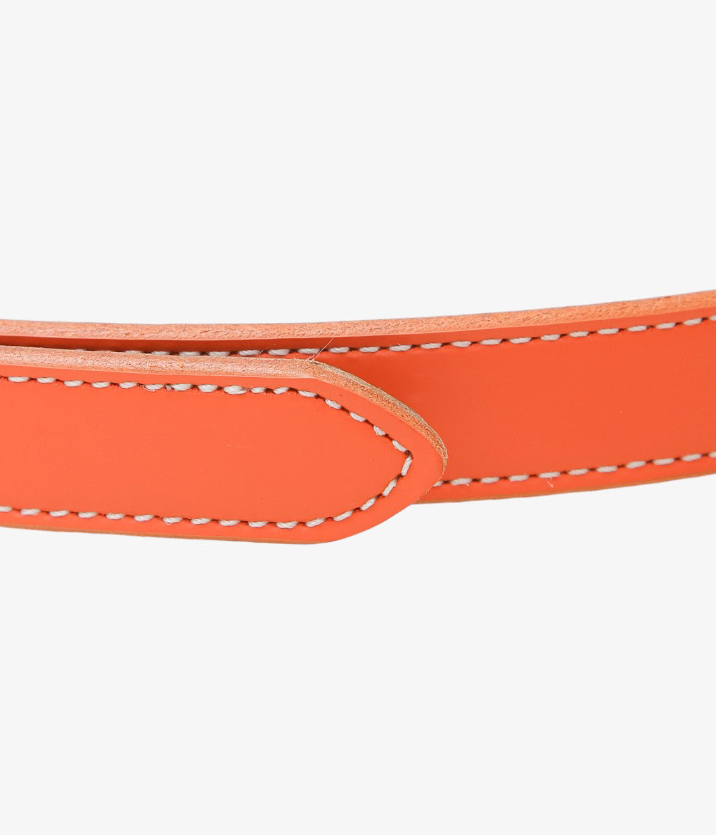TORY LEATHER ''3127 STIRRUP LEATHER BUCKLE BELT'' (ORANGE)