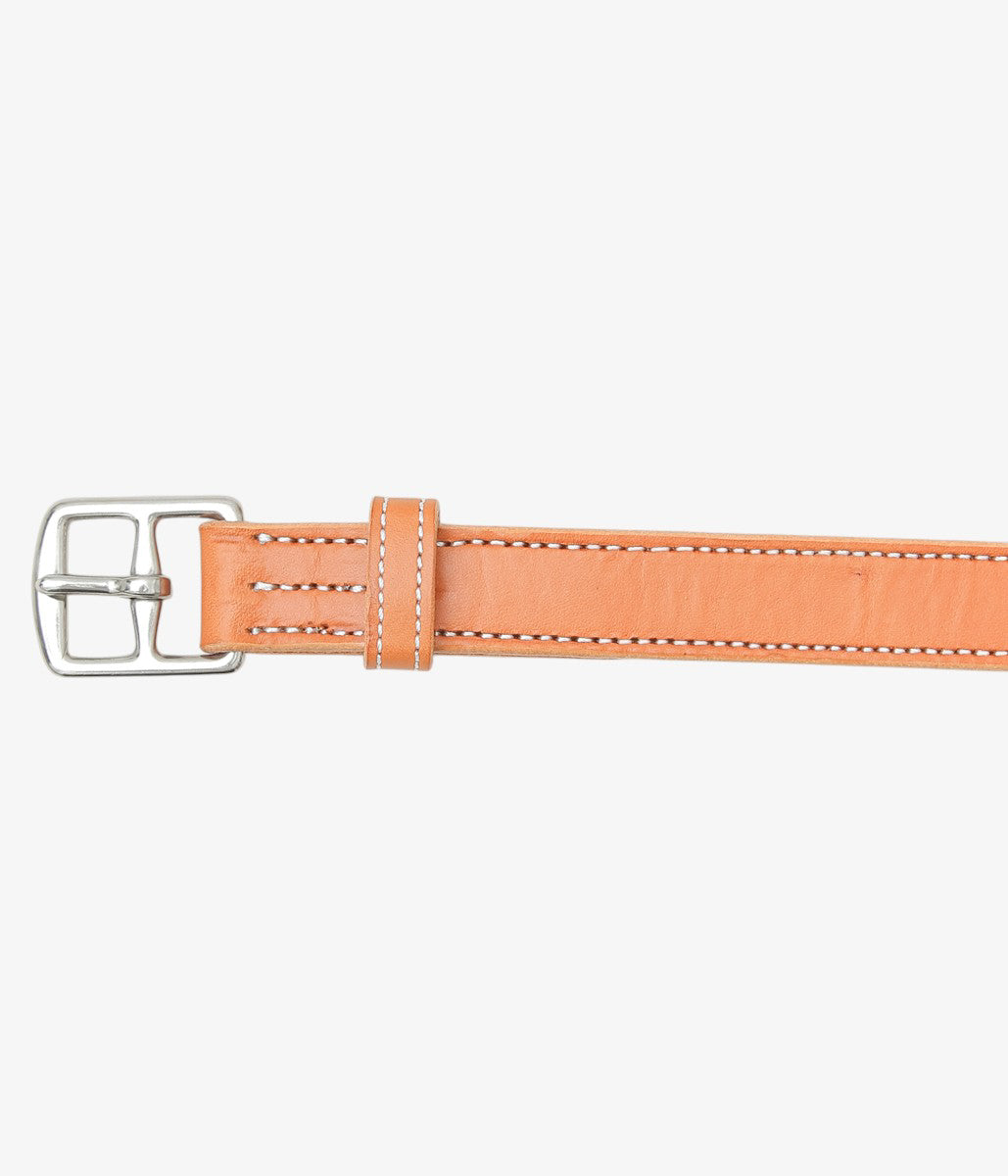 TORY LEATHER ''3128 STIRRUP LEATHER BUCKLE BELT'' (TAN)