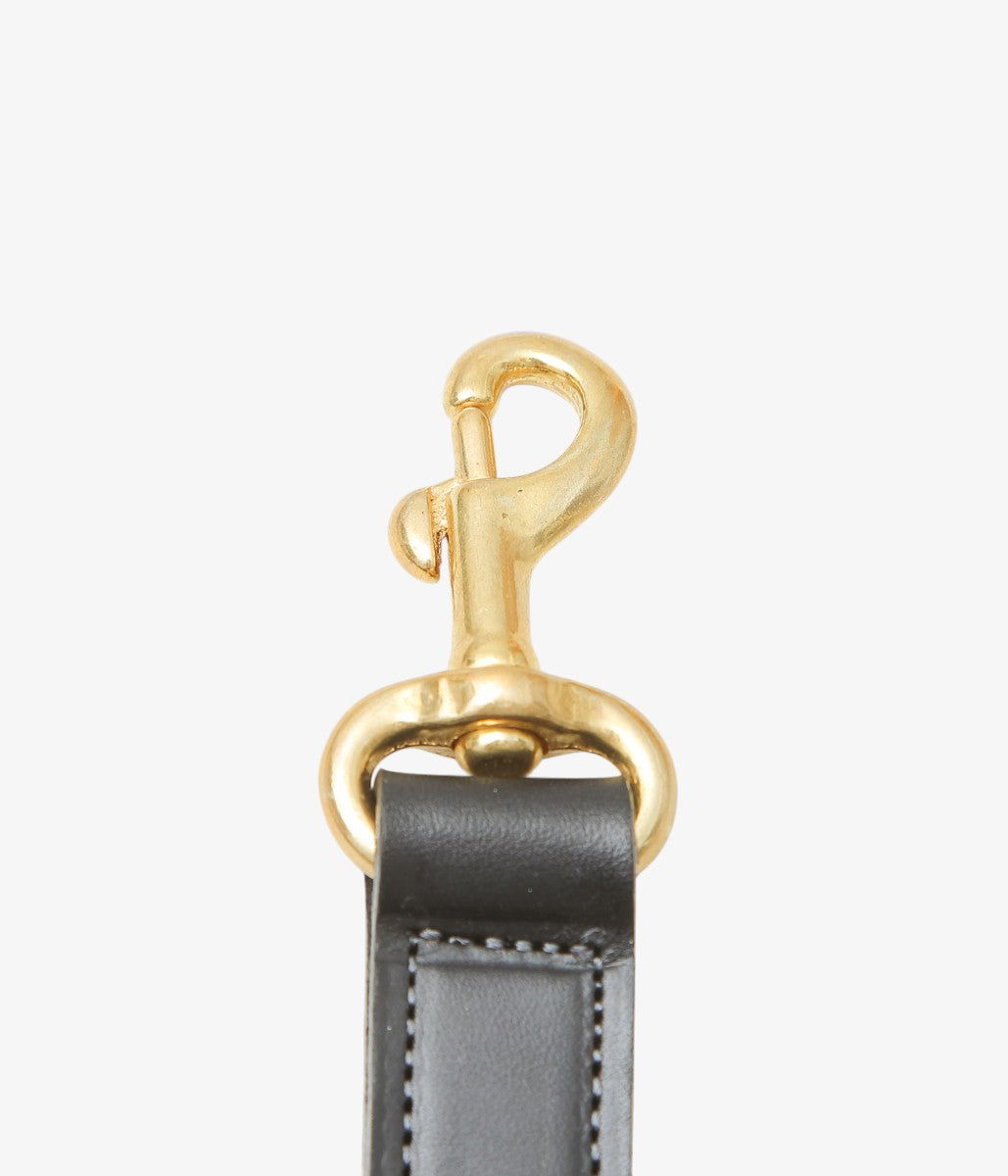 TORY LEATHER ''HOOF PICK KEY FOB'' (BLACK/BRASS)