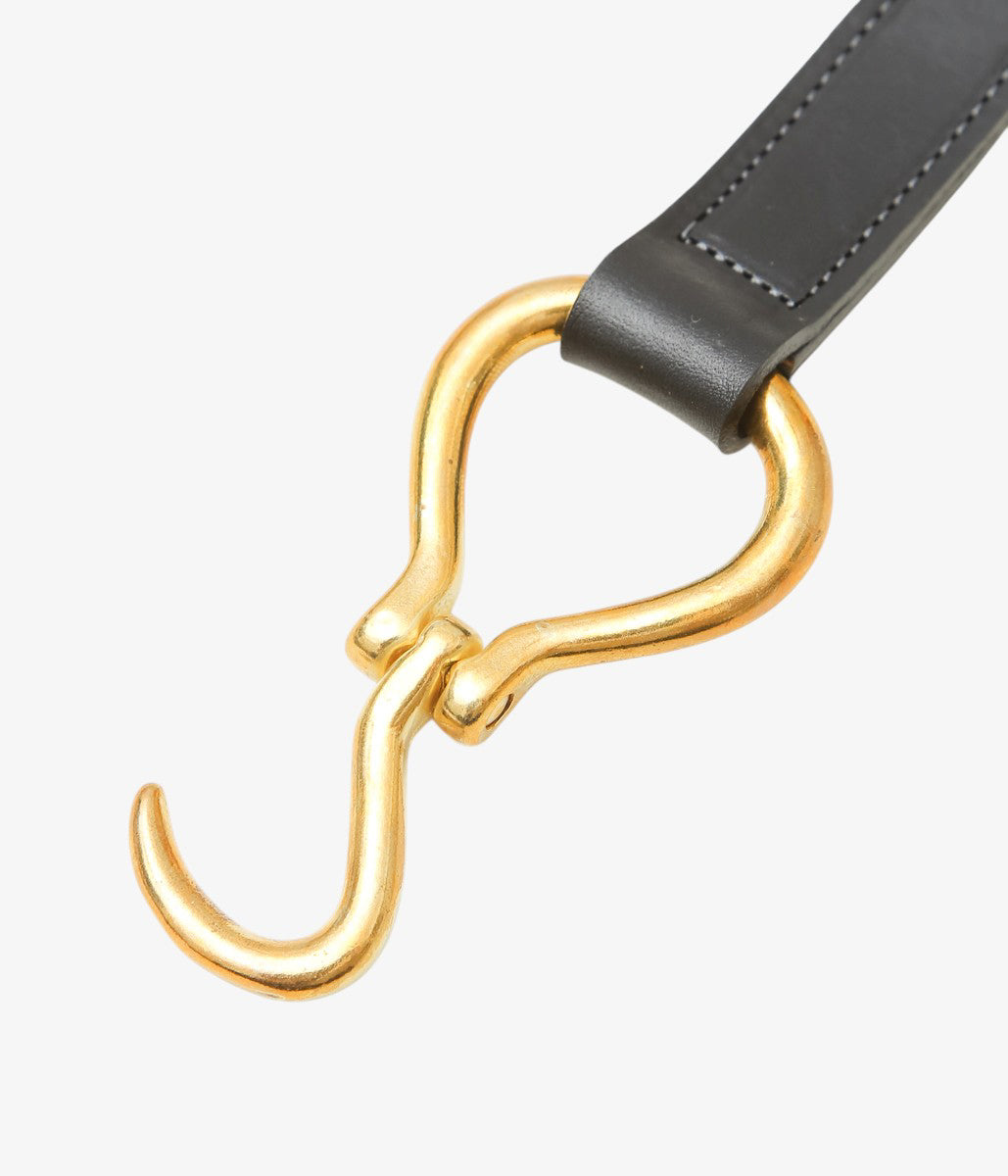 TORY LEATHER ''HOOF PICK KEY FOB'' (BLACK/BRASS)