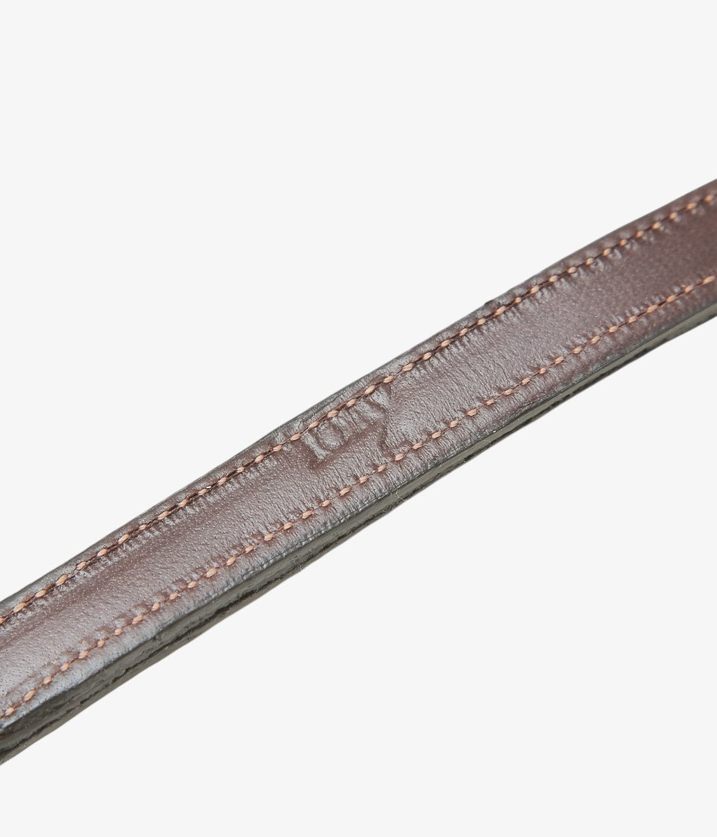 TORY LEATHER ''STIRUP LEATHER KEY FOB'' (HAVANA/BRASS)