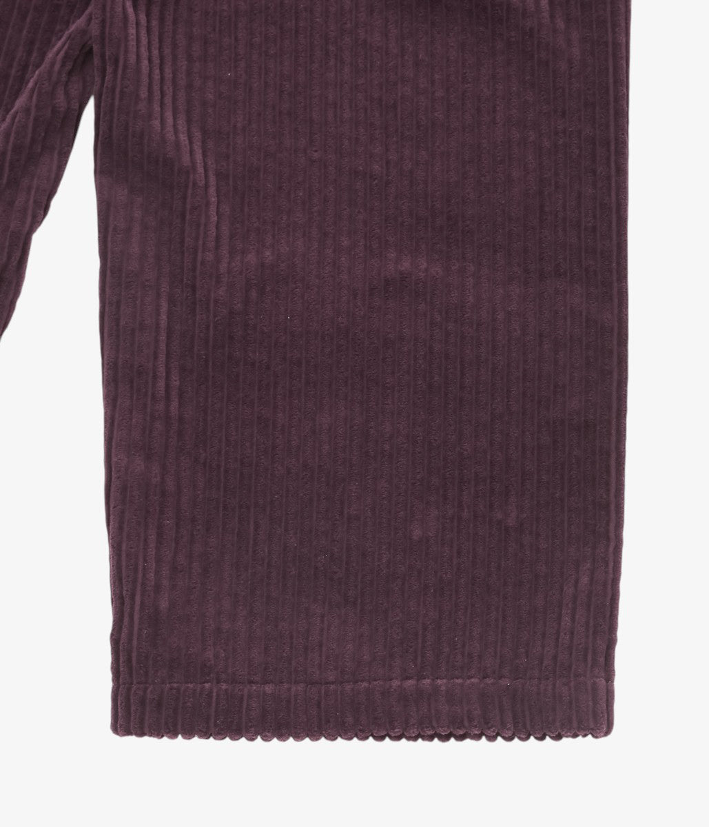 TOURNON ''CORDUROY OVERALLS'' (AUBERGINE)