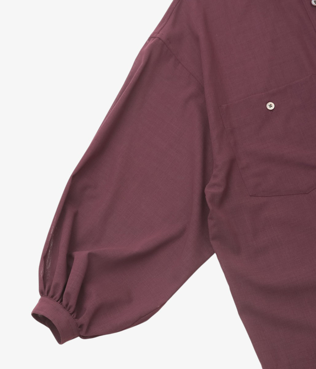TOURNON ''WOOL GAUZE OVER SH'' (BURGUNDY)