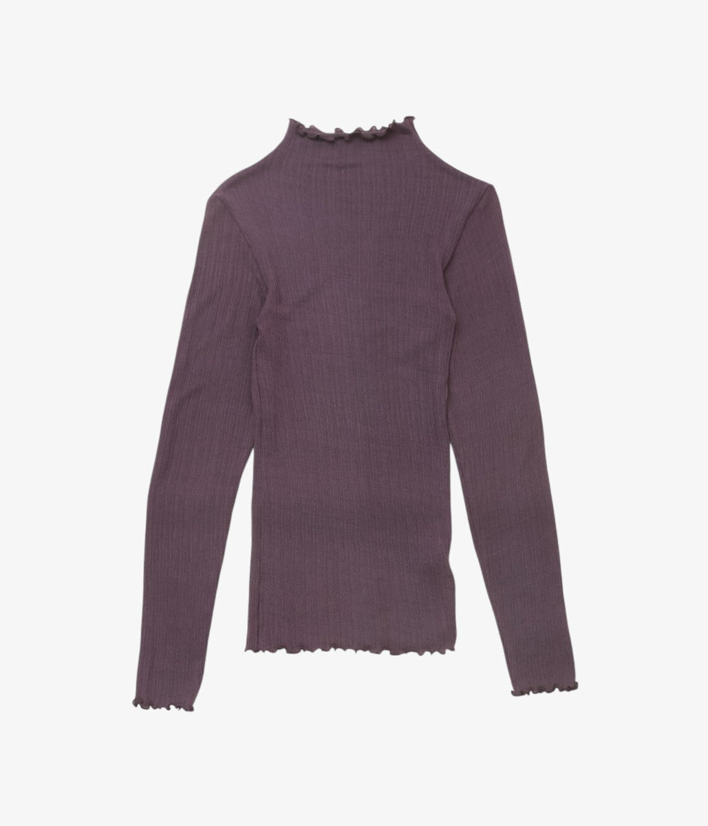 TOURNON ''WOOL YORYU B/N PO'' (AUBERGINE)