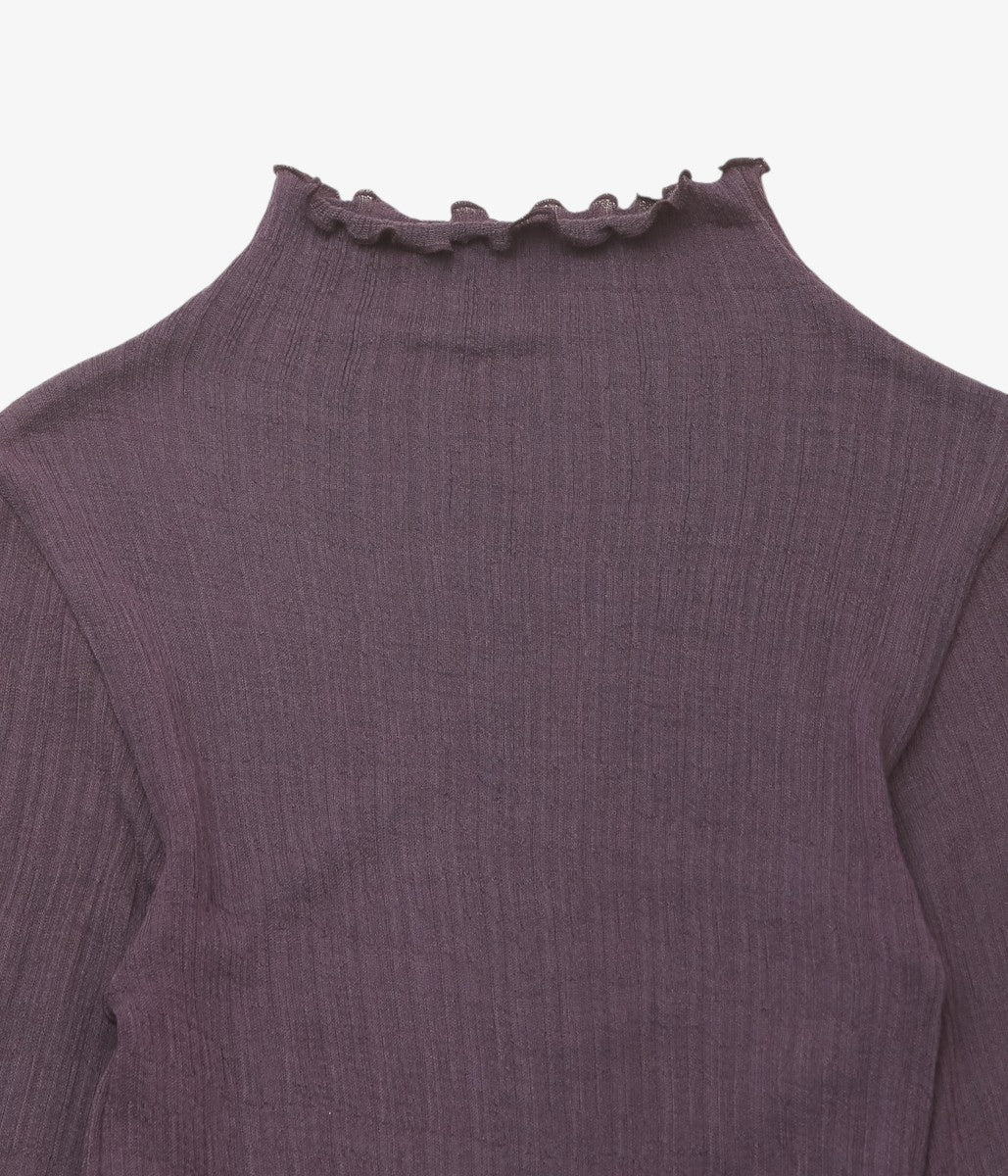 TOURNON ''WOOL YORYU B/N PO'' (AUBERGINE)